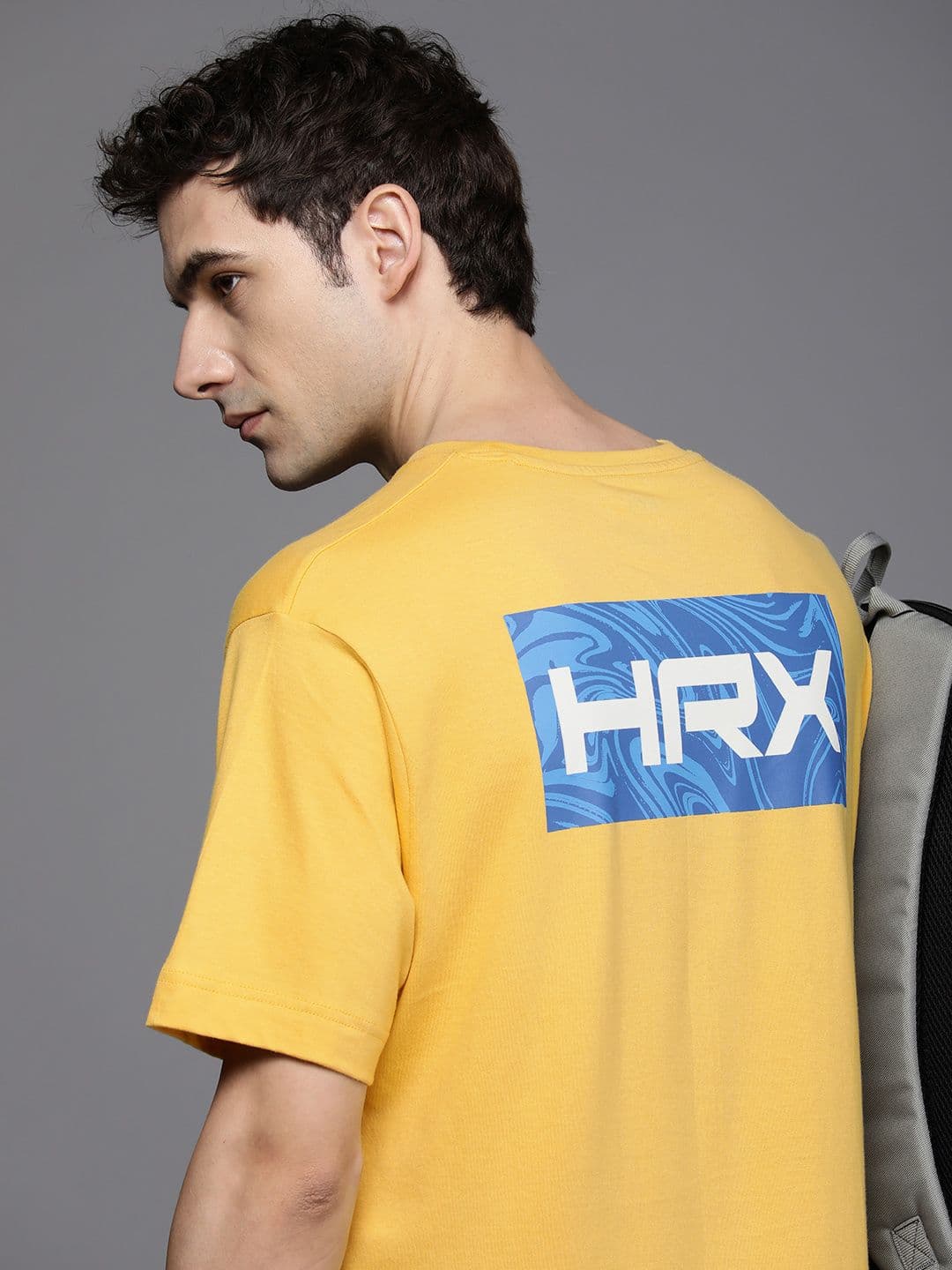 HRX by Hrithik Roshan Men Graphic Printed Bio Finish Oversized T-shirt - view 1