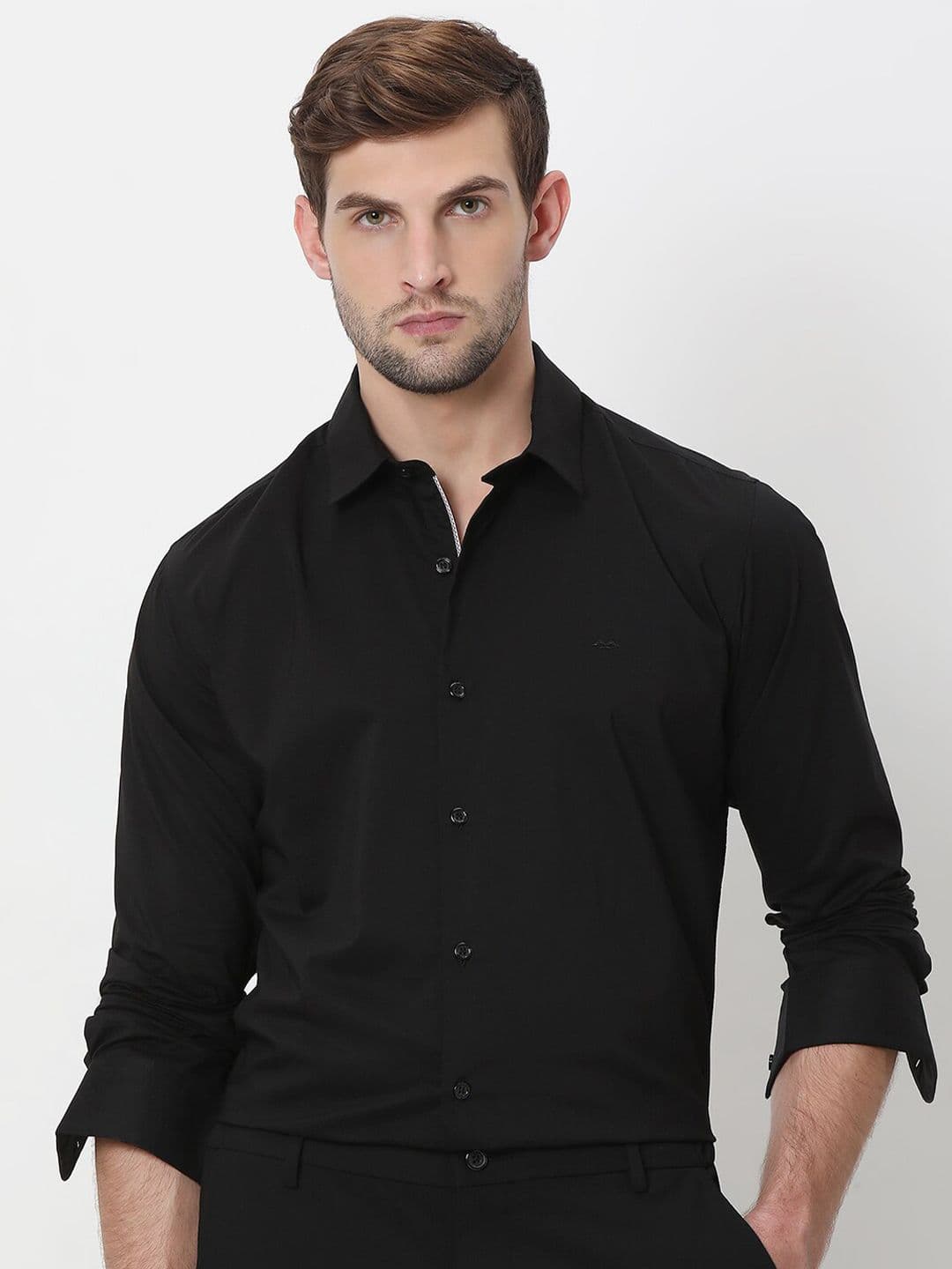 Mufti Spread Collar Slim Fit Formal Shirt - view 1