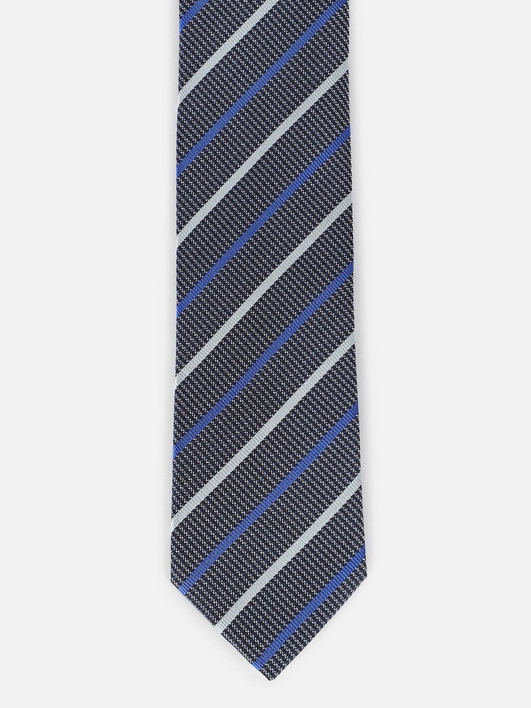 Louis Philippe Men Striped Broad Tie - view 1