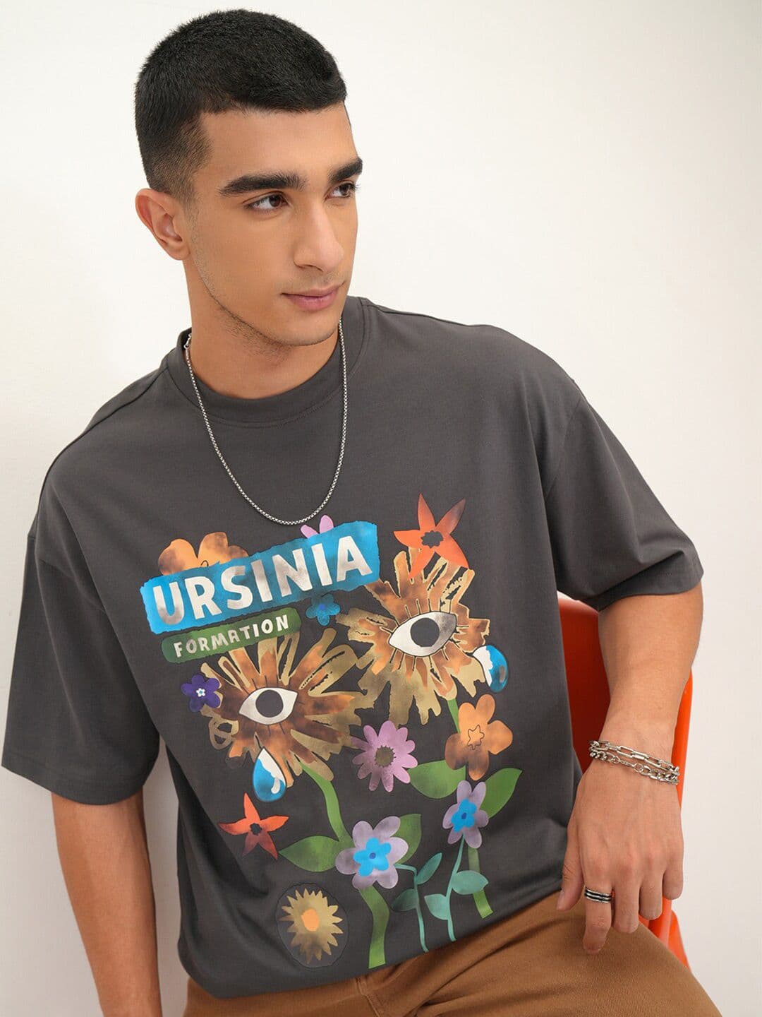 HIGHLANDER Graphic Printed Oversized T-shirt - view 1