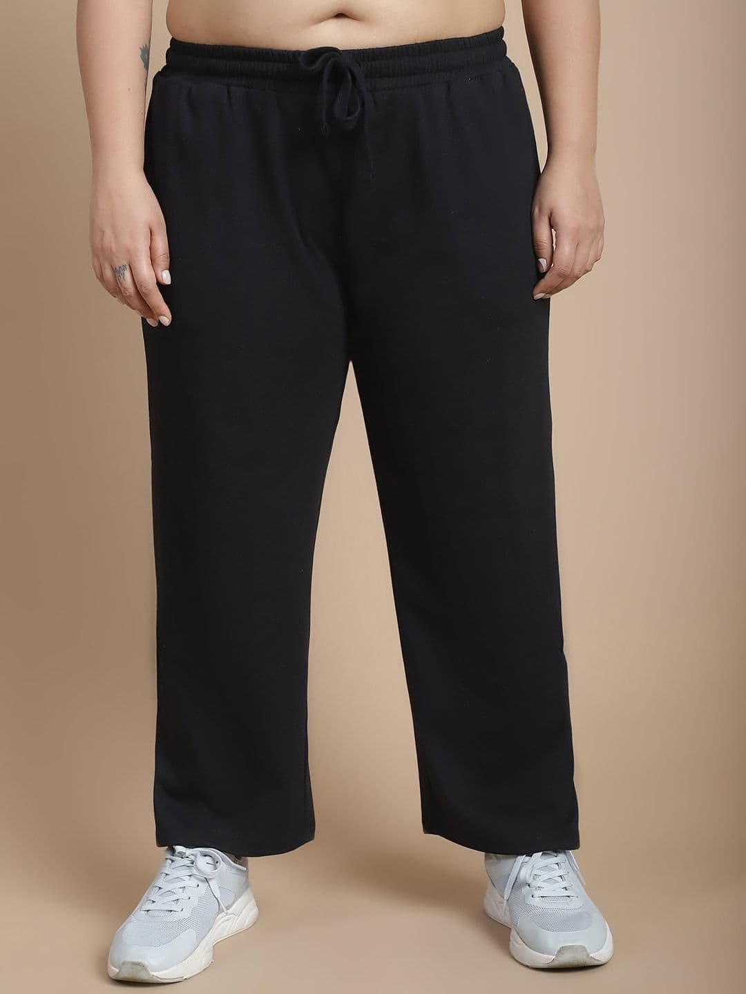 Rute Plus Size Women Mid Rise Cotton Track Pant - view 1