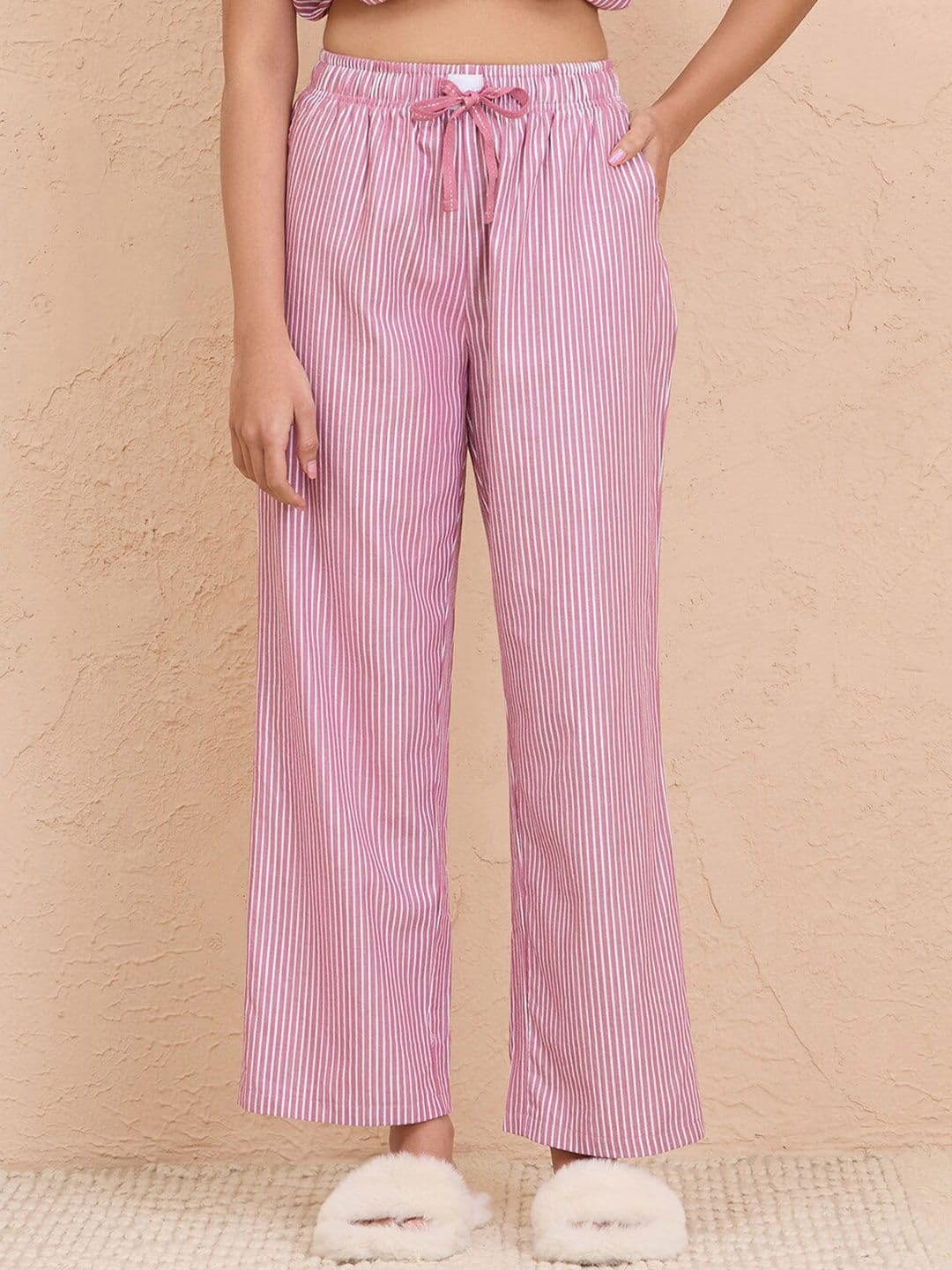 Nykd By Nykaa Super Comfy Cotton Relax Fit Lounge Pant - view 1