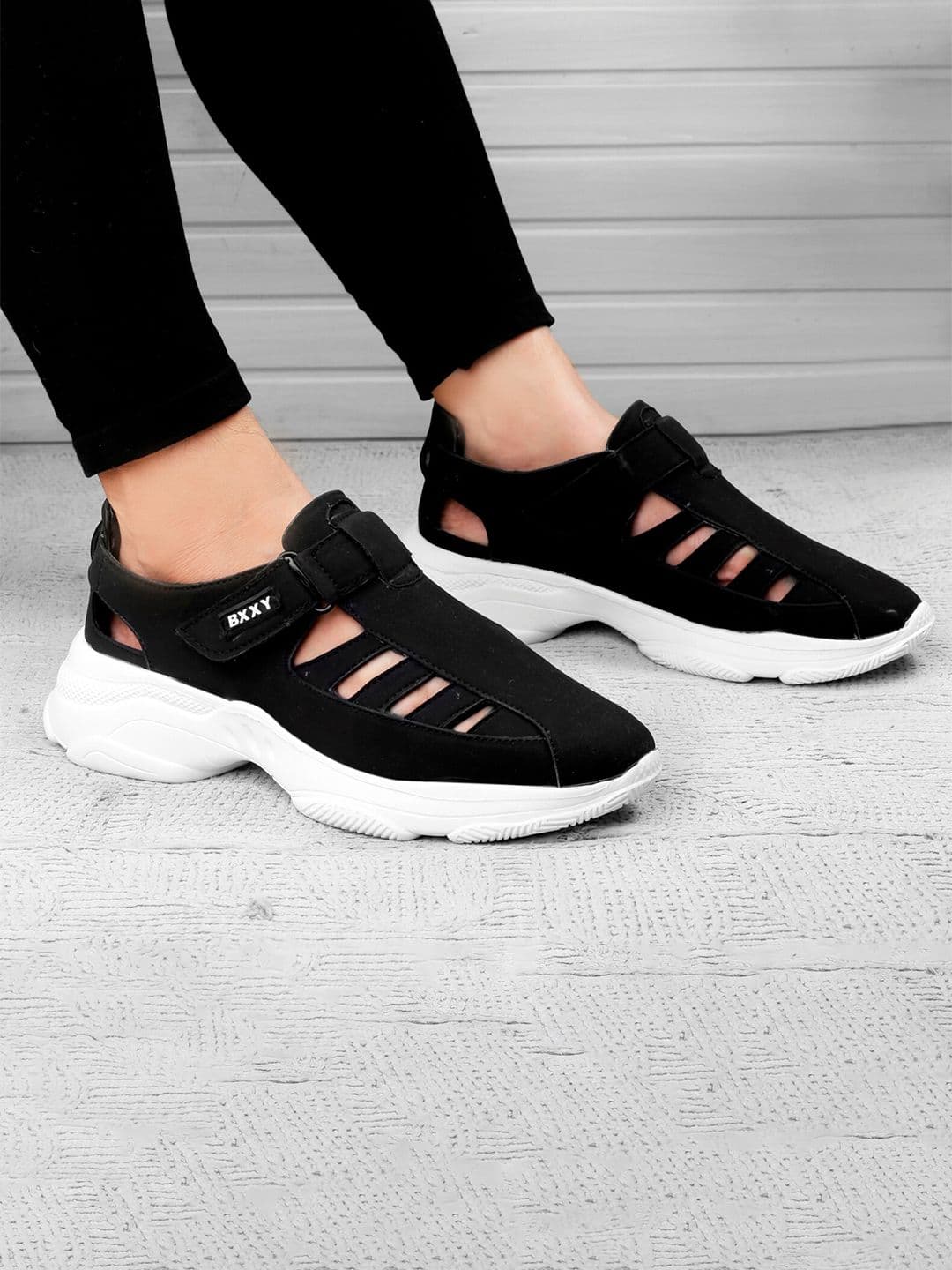 Bxxy Suede Shoe Style Sandals - view 1