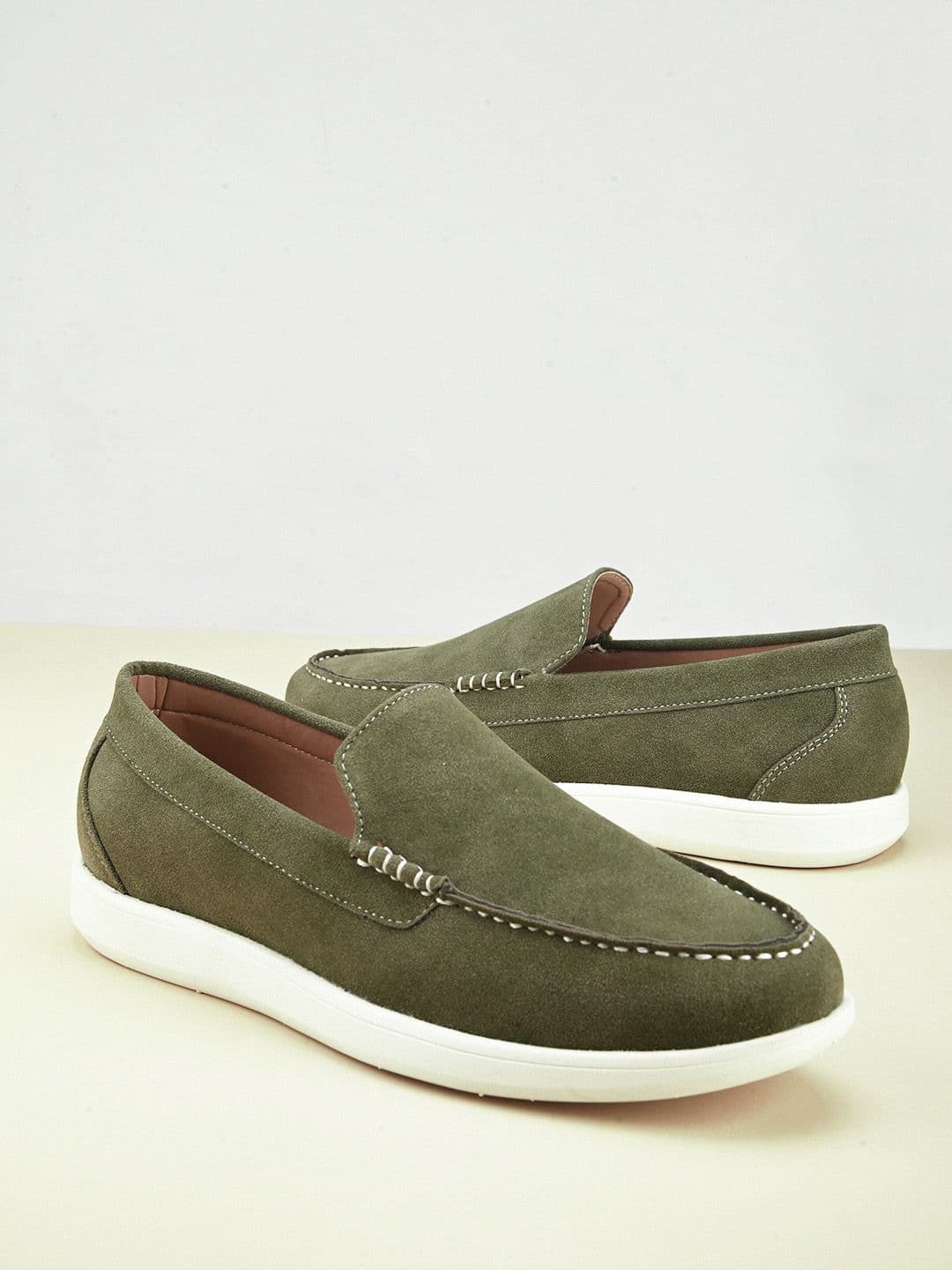 Mast & Harbour Men Contrast Sole Loafers - view 1