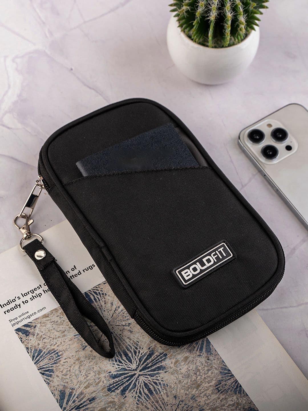 BOLDFIT Unisex PU Zip Around Wallet - view 1