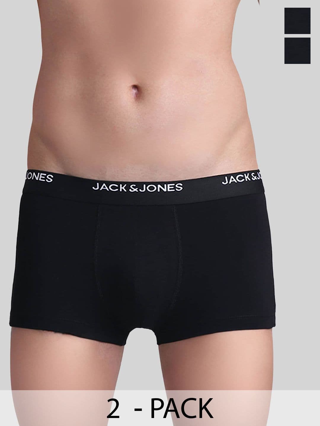 Jack & Jones Pack Of 2 Mid Rise Trunks 2542257001 - view 1