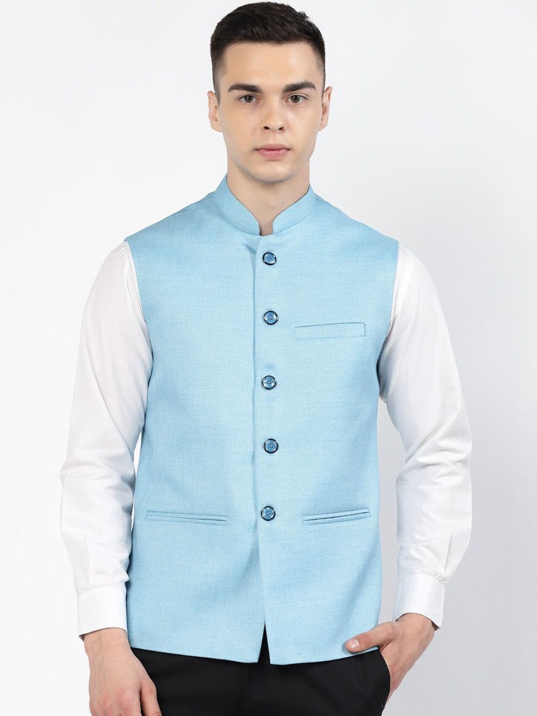 Badoliya & Sons Jute Cotton Nehru Jackets - view 1
