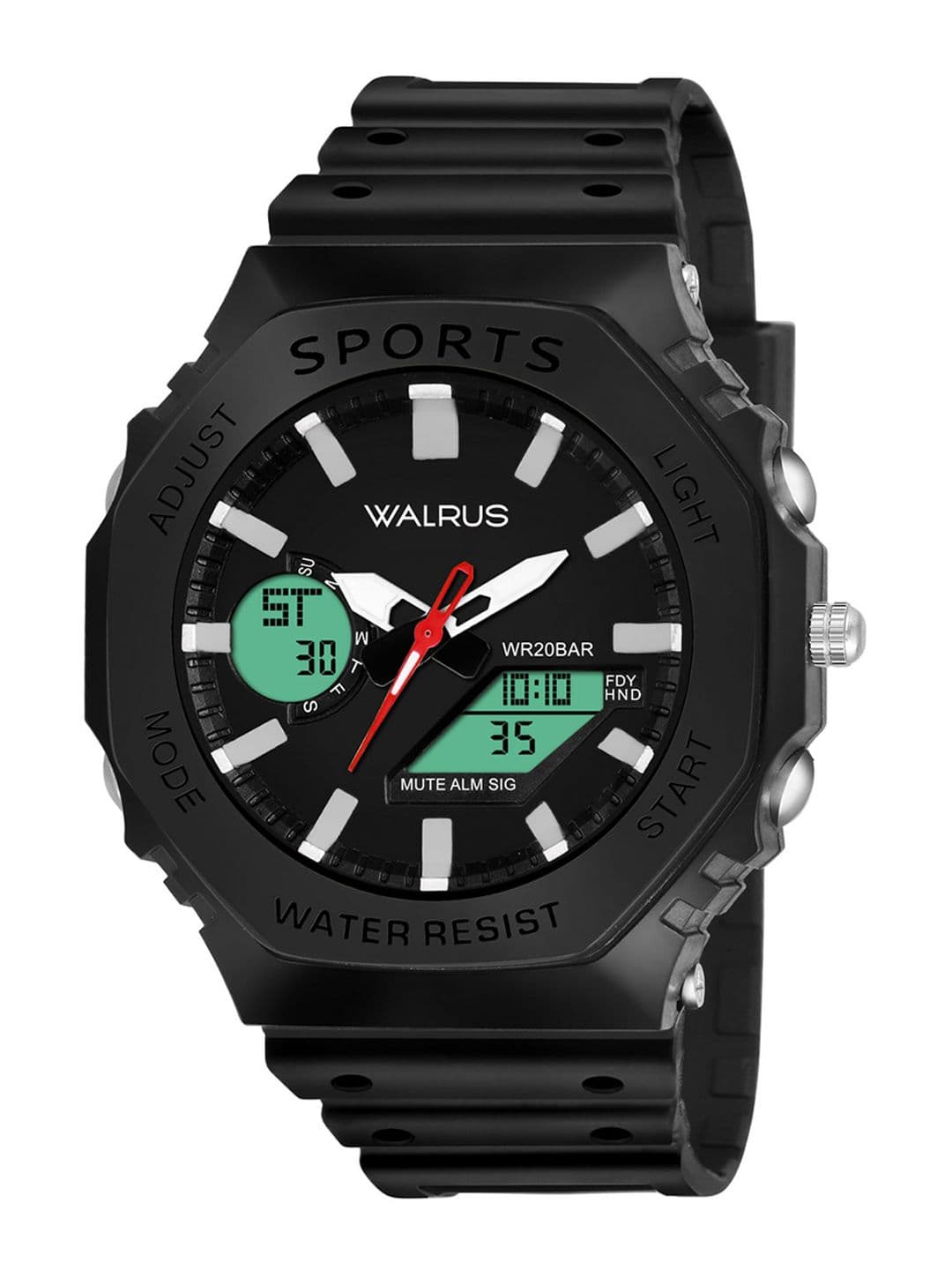 Walrus Sports Unisex Silicon Straps Digital LED Display Watch WWTM-SPORTS-020202 - view 1