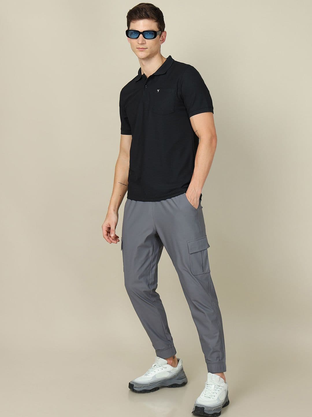 Technosport SS'24 Solid Slim Fit Anti Static Polo T-shirt with Pocket - view 1