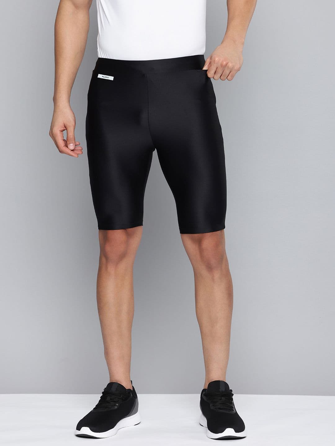 Decathlon Kiprun - Men Black Run 100 Moisture Managing Running Tight Shorts - view 1