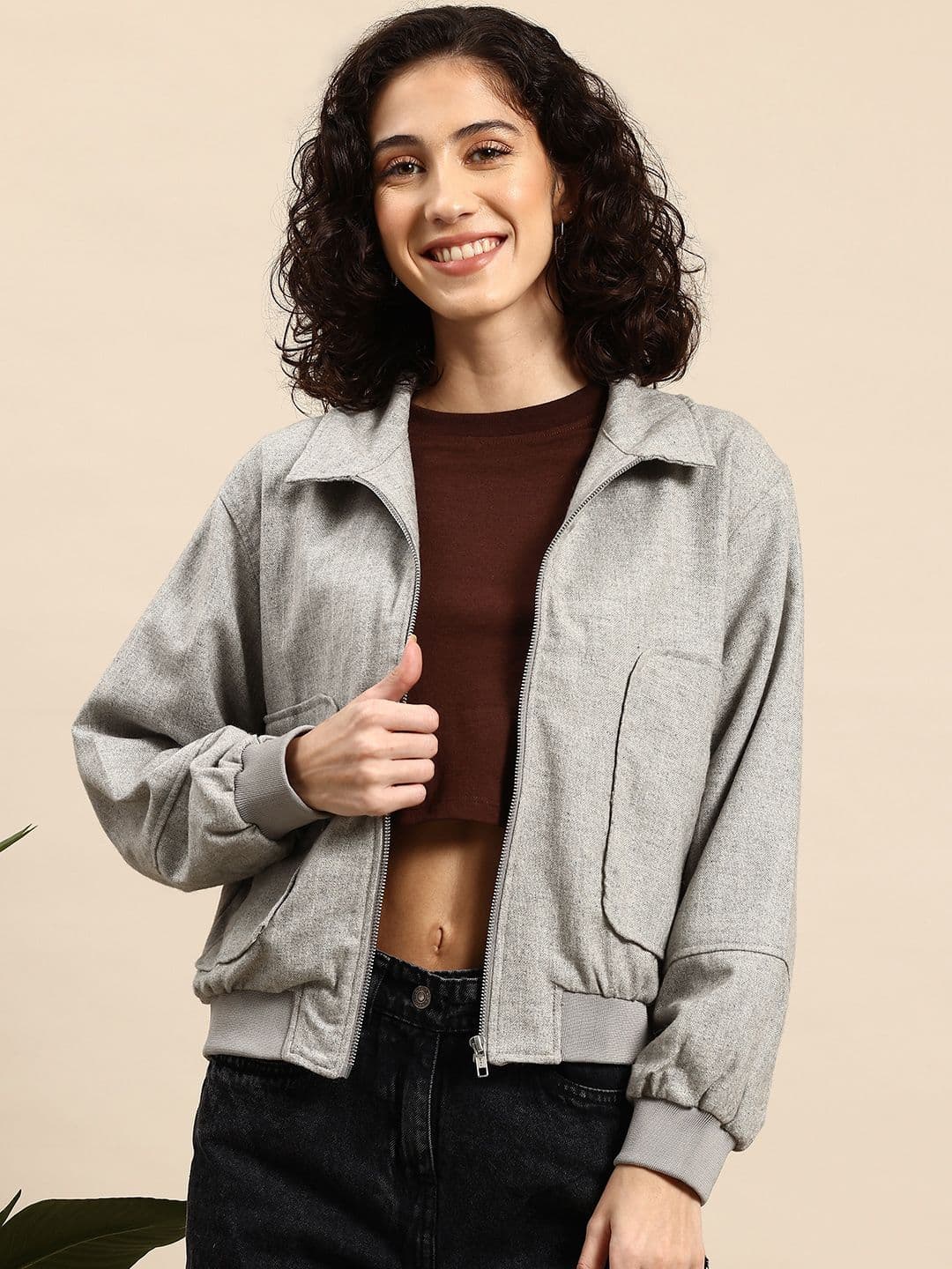 Mast & Harbour Spread Collar Tailored Jacket - view 1