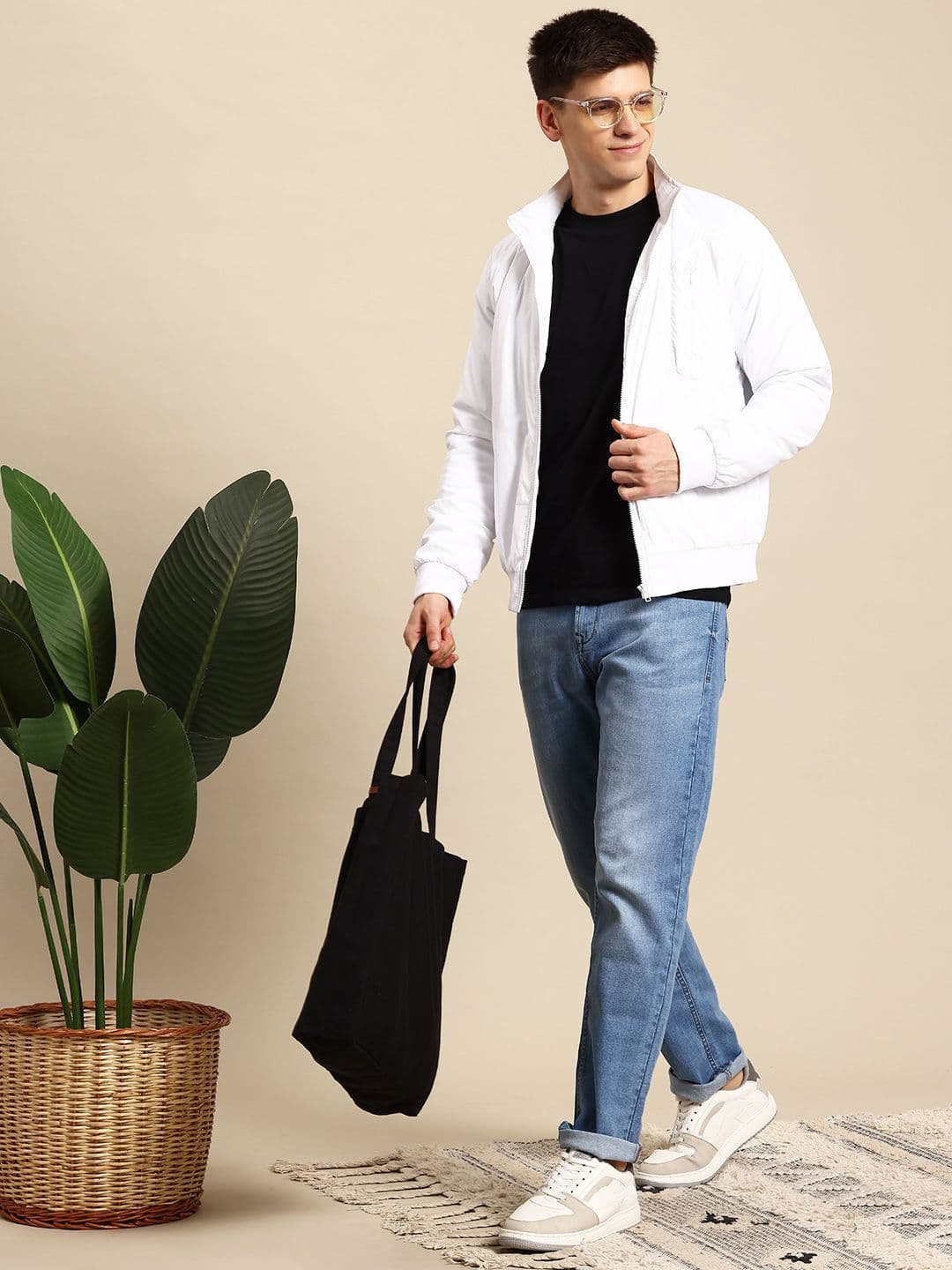 Mast & Harbour Spread Collar Padded Jacket - view 1