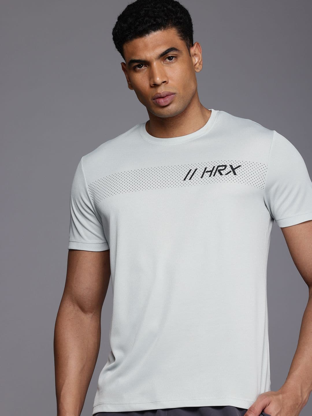 HRX by Hrithik Roshan Rapid-Dry Anti-Microbial Finish Running T-shirt - view 1