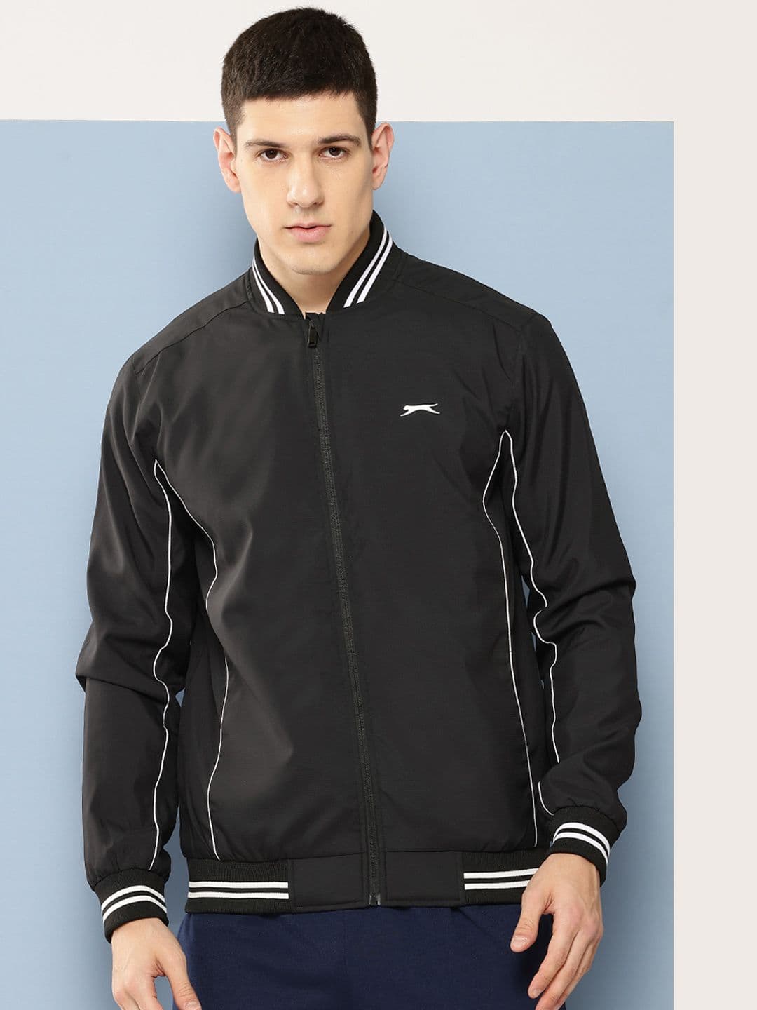 Slazenger Contrast Tipped Bomber Jacket - view 1