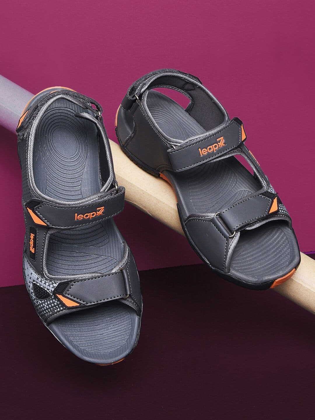 Liberty Men Comfort Sandals With Velcro Detail - view 1