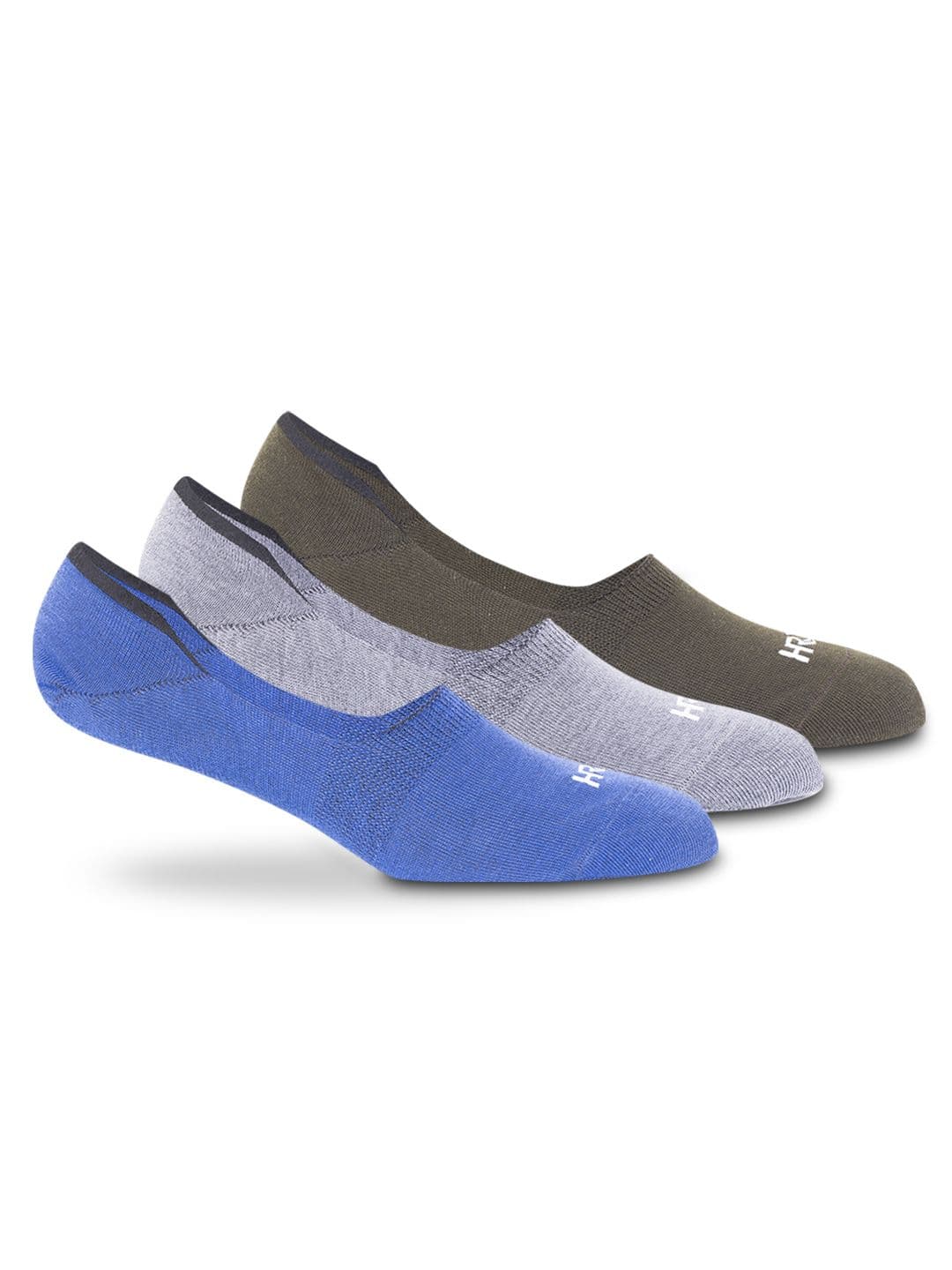 HRX by Hrithik Roshan Men Pack Of 3 Cotton Shoe Liners - view 1