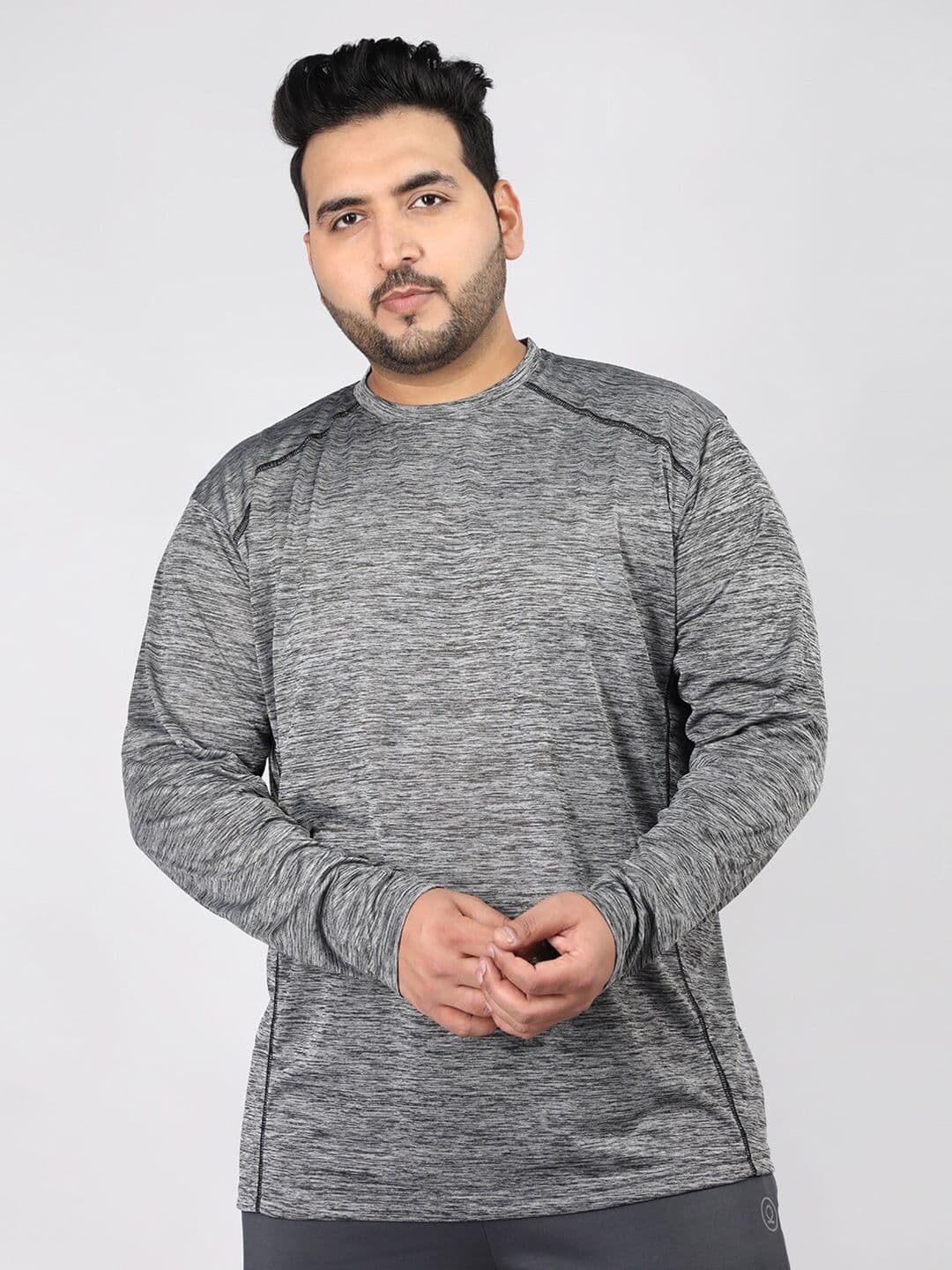 CHKOKKO Round Neck Regular Fit T-shirt - view 1