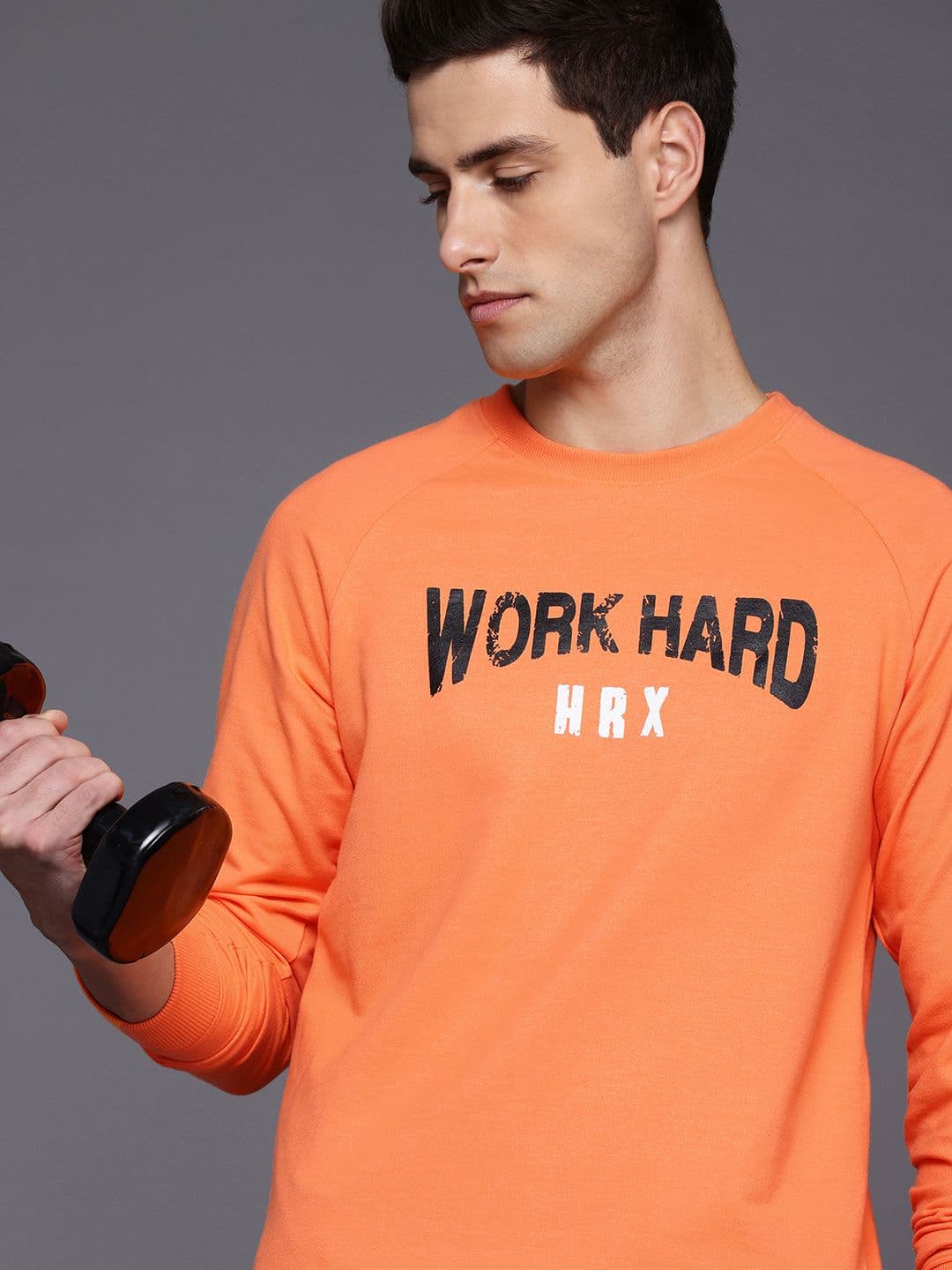 HRX by Hrithik Roshan Men Printed Training Sweatshirt - view 1