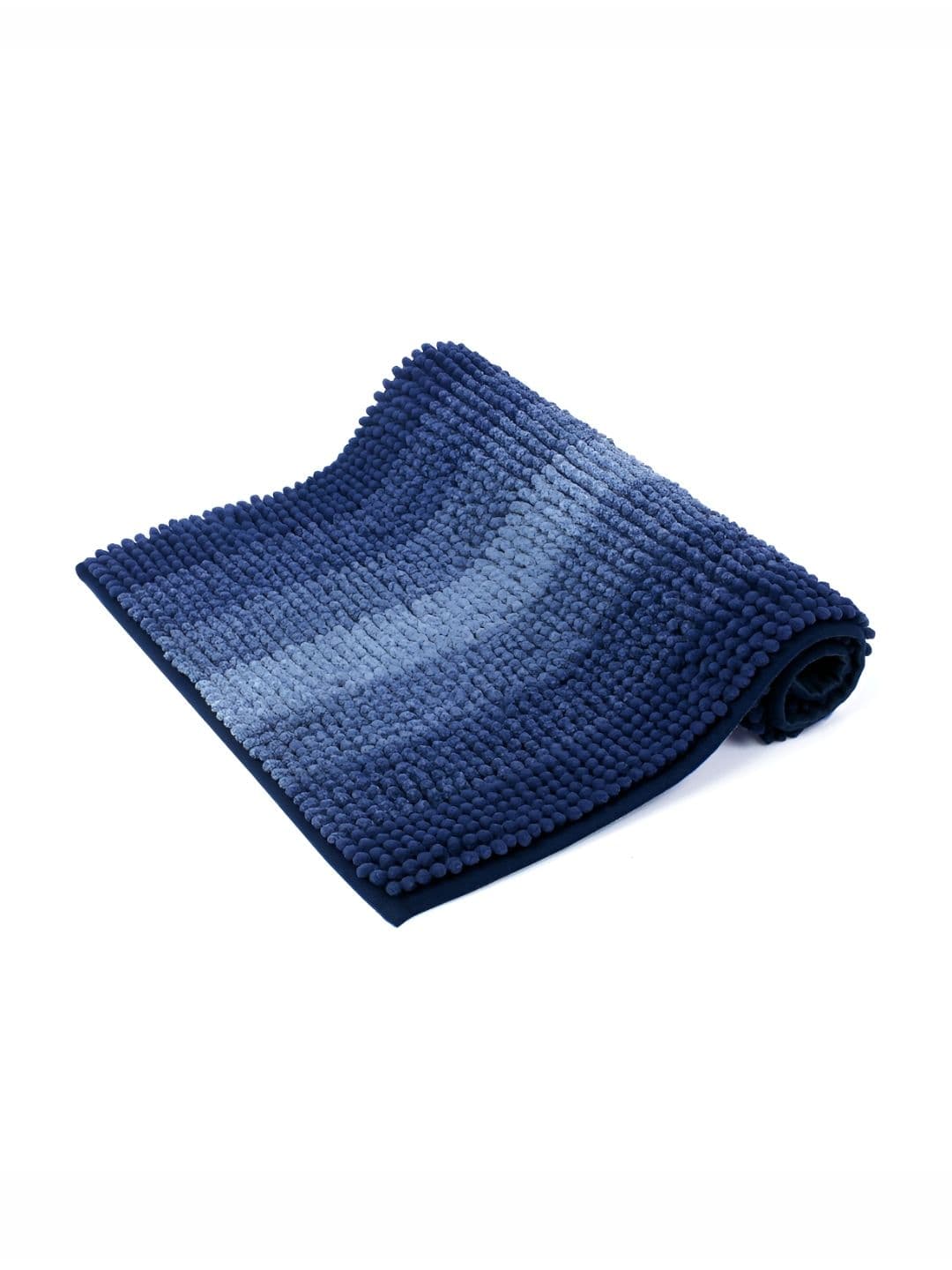 HOKIPO Blue Striped 1000 GSM Bath Rug - view 1