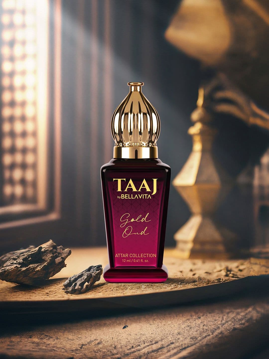 Bella Vita Organic Taaj Gold Oud Long Lasting Attar - 12ml - view 1
