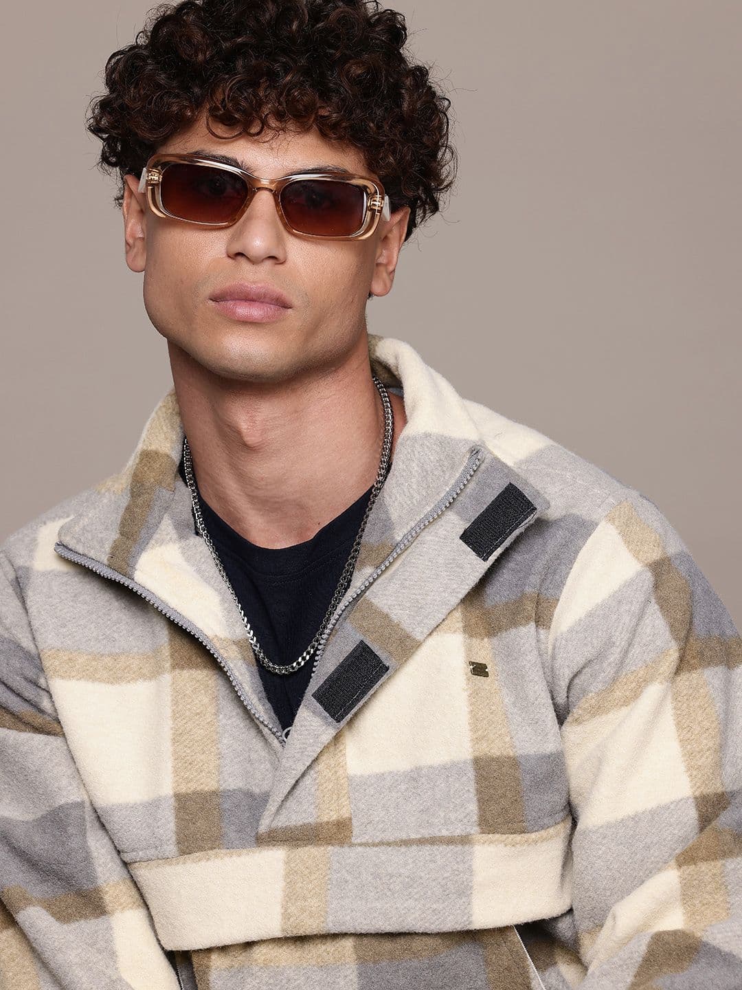 The Roadster Lifestyle Co. Checked Tailored Jacket - view 1