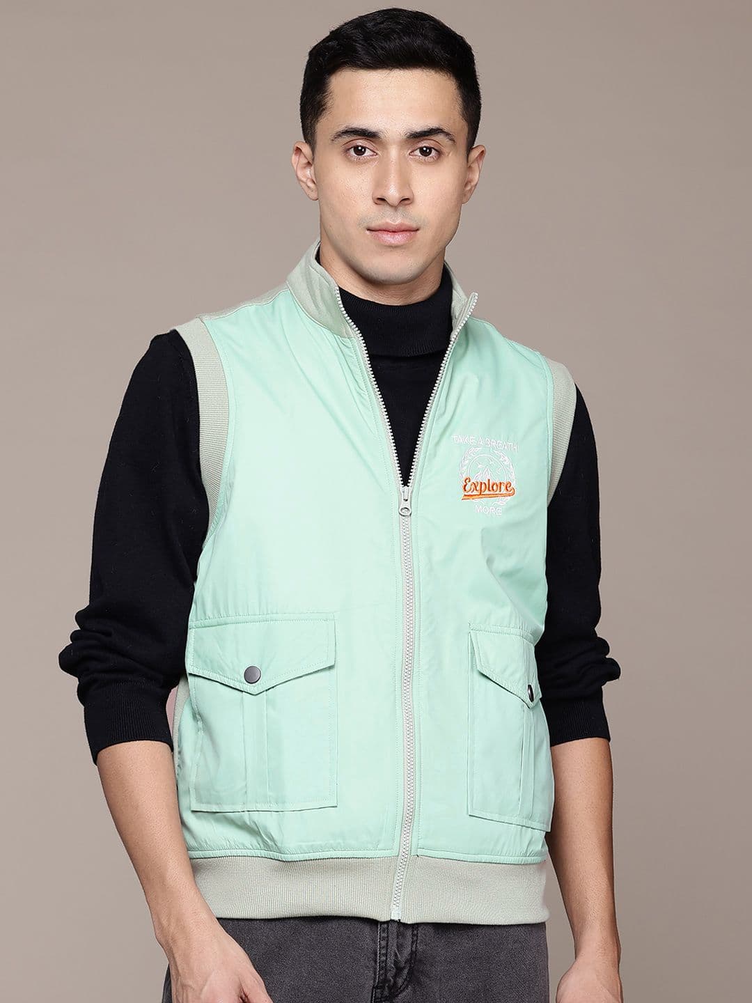 The Roadster Lifestyle Co. Applique Bomber Jacket - view 1