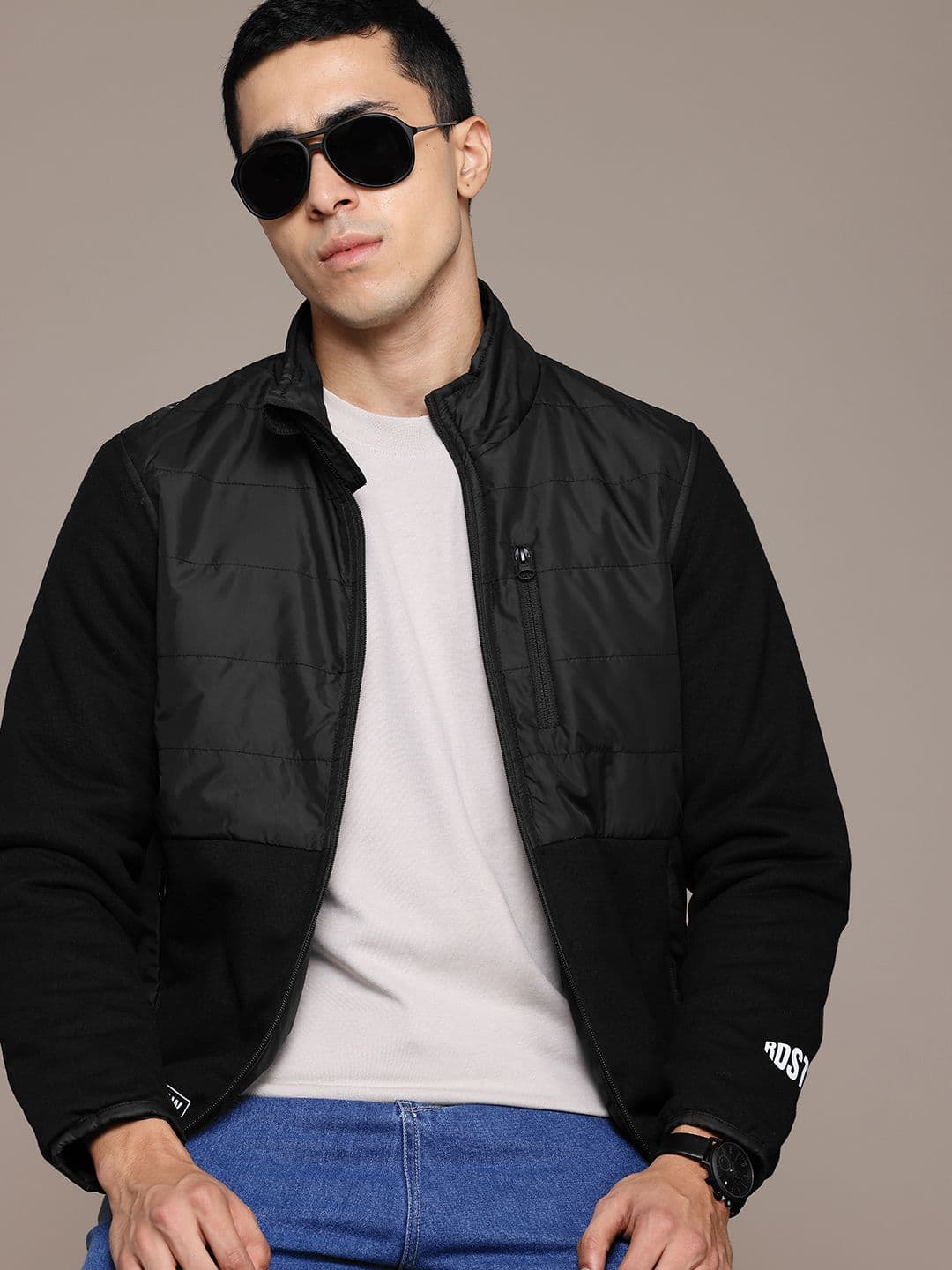 The Roadster Lifestyle Co. Zip Detail Padded Jacket - view 1