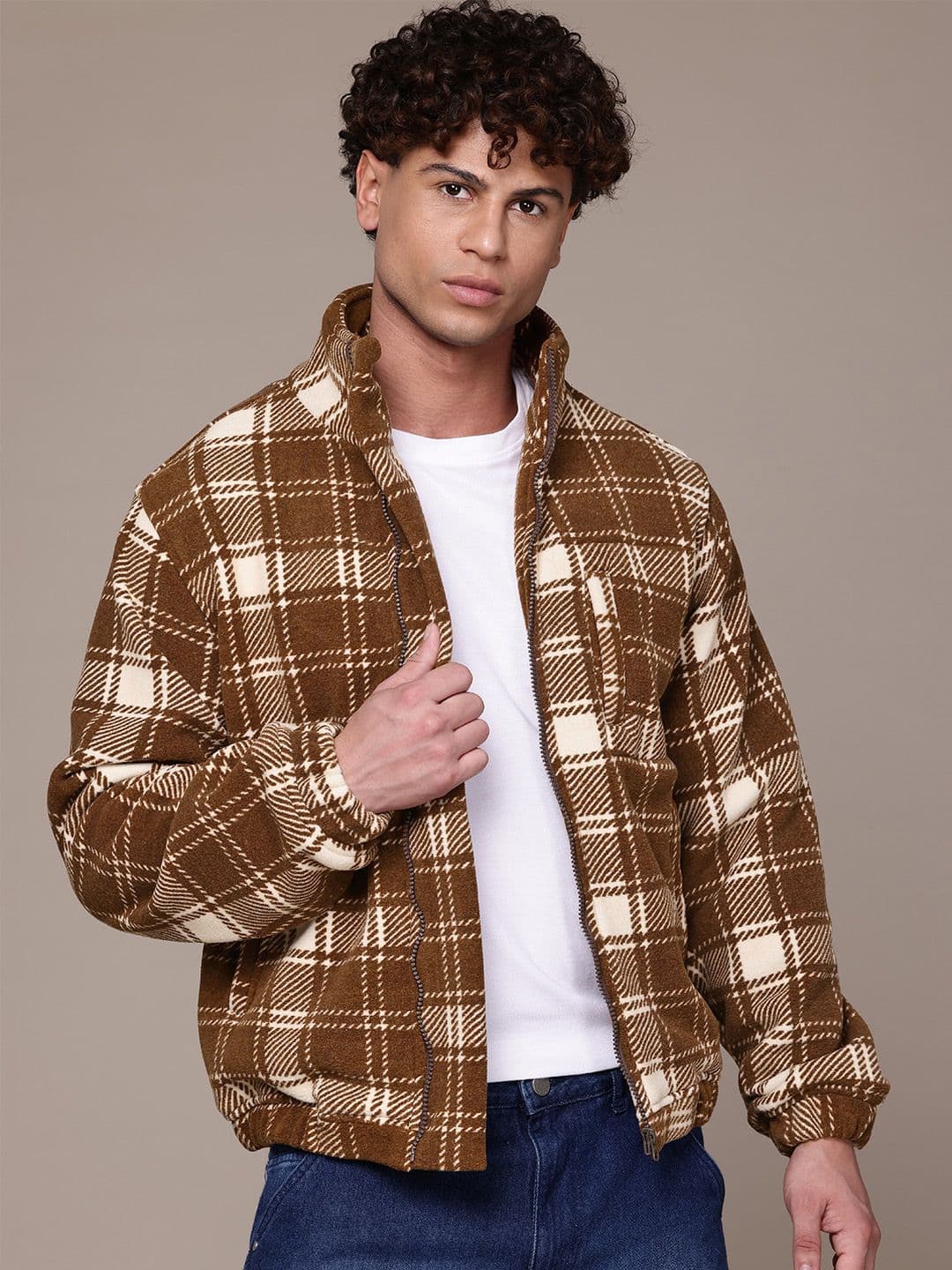 The Roadster Lifestyle Co. Checked Tailored Jacket - view 1
