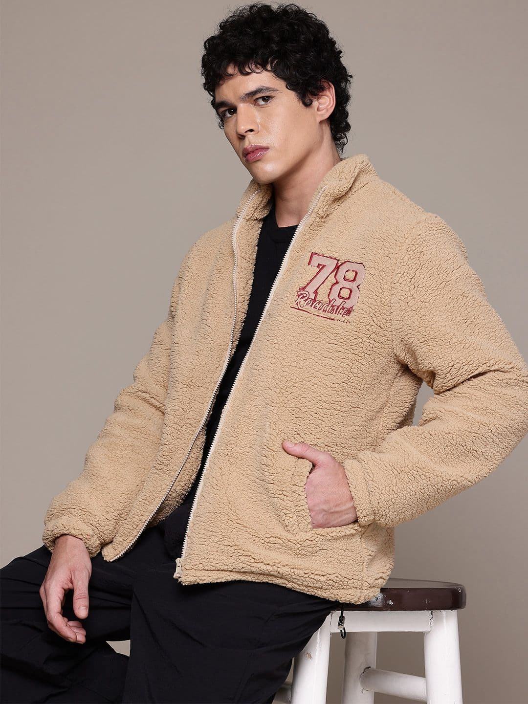 The Roadster Lifestyle Co. Men Sherpa Tailored Jacket - view 1