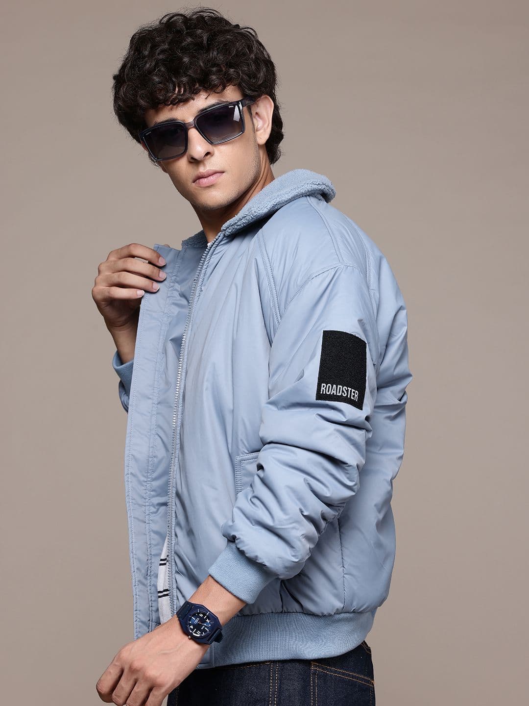The Roadster Lifestyle Co. Ruched Padded Jacket - view 1