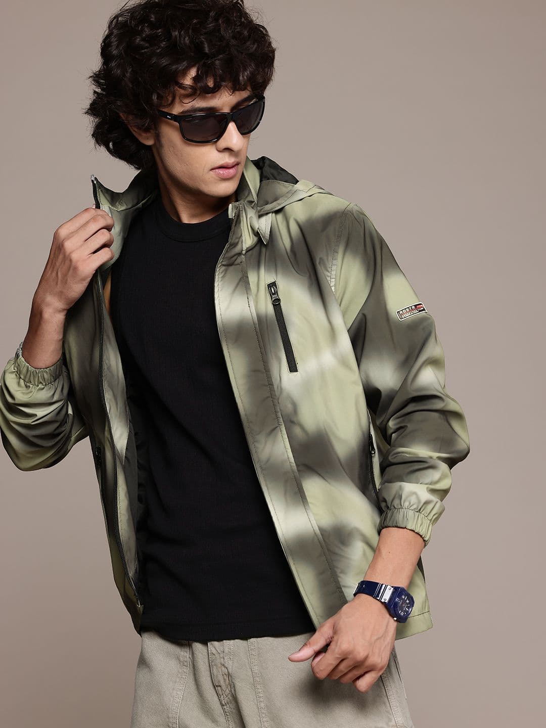 The Roadster Lifestyle Co. Dyed Hooded Tailored Jacket - view 1