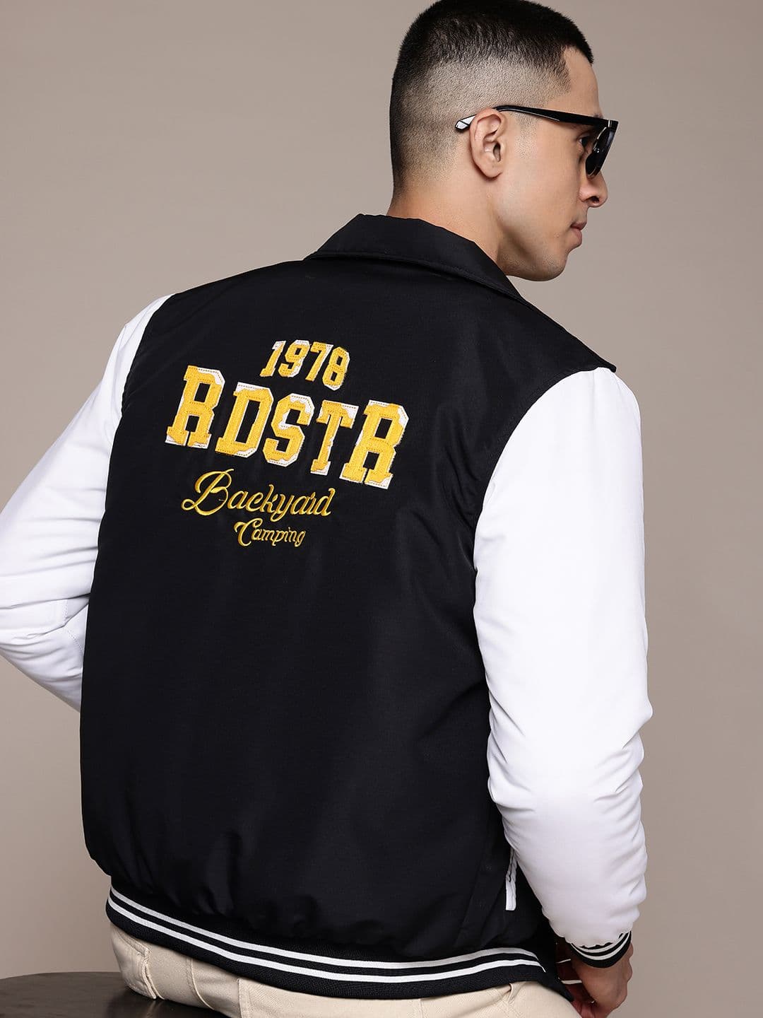 The Roadster Lifestyle Co. Brand Logo Embroidered Detail Padded Jacket - view 1