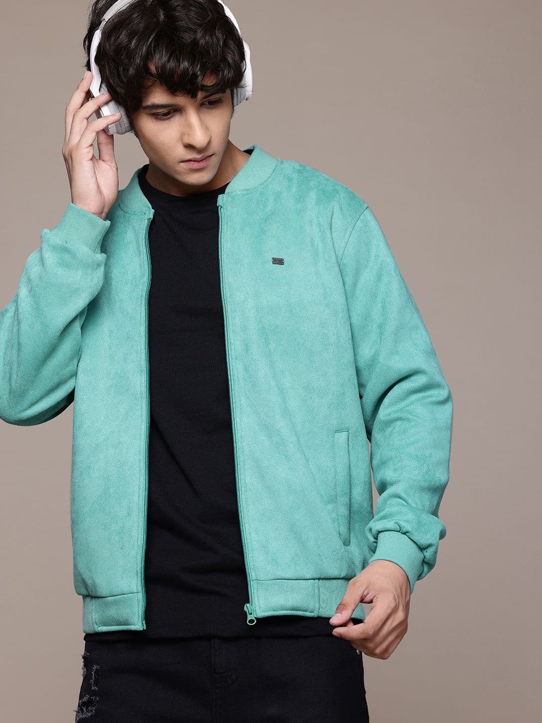 The Roadster Lifestyle Co. Regular Fit Bomber Jacket - view 1