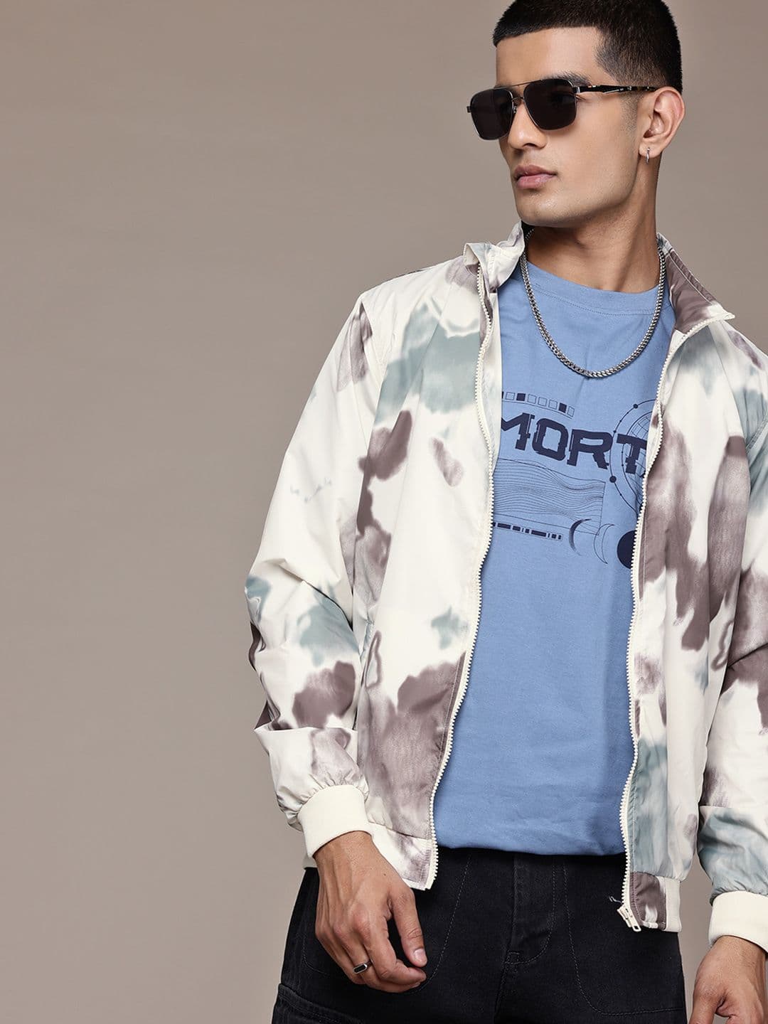 The Roadster Lifestyle Co. Dyed Bomber Jacket - view 1