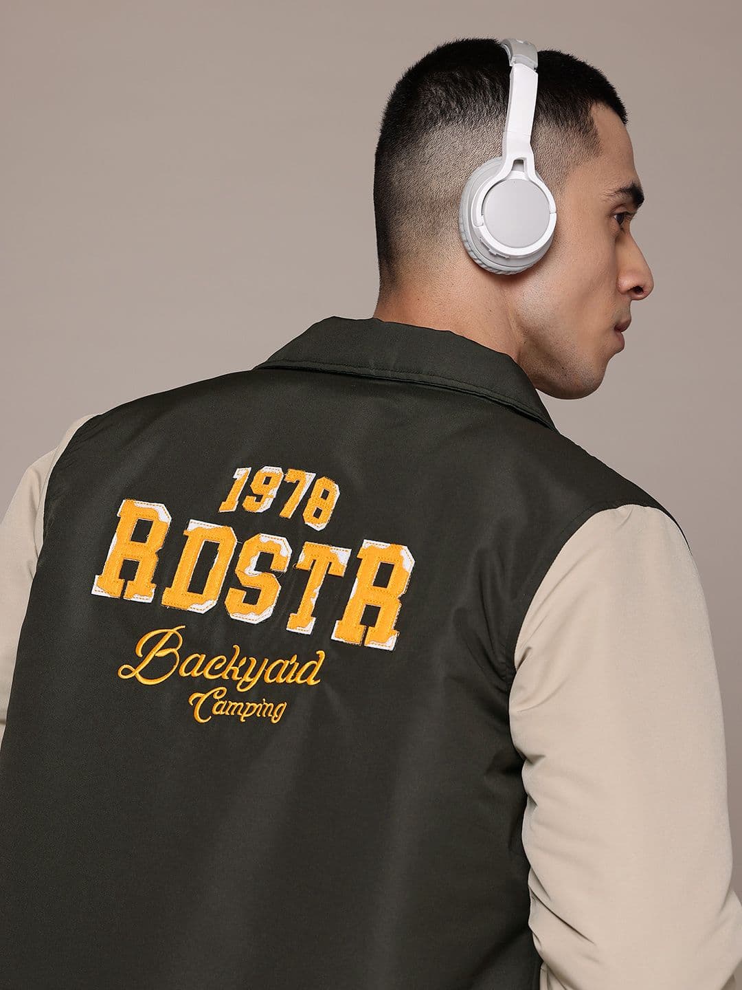 The Roadster Lifestyle Co. Men Typography Bomber Jacket - view 1
