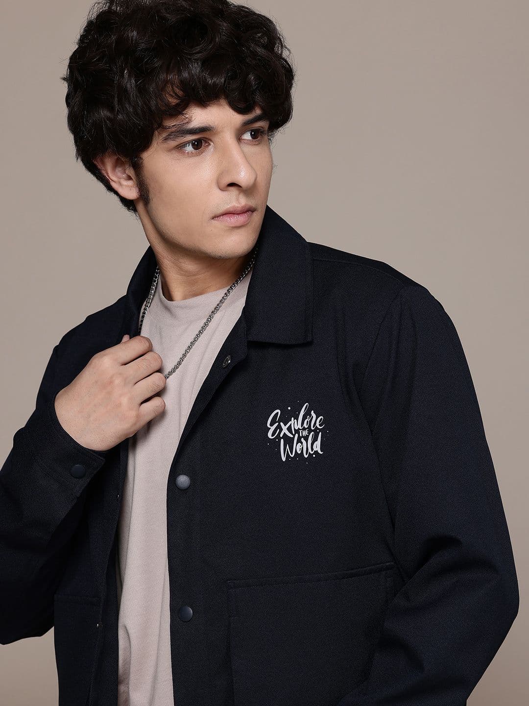 Roadster The Lifestyle Co. Printed Detail Tailored Jacket - view 1