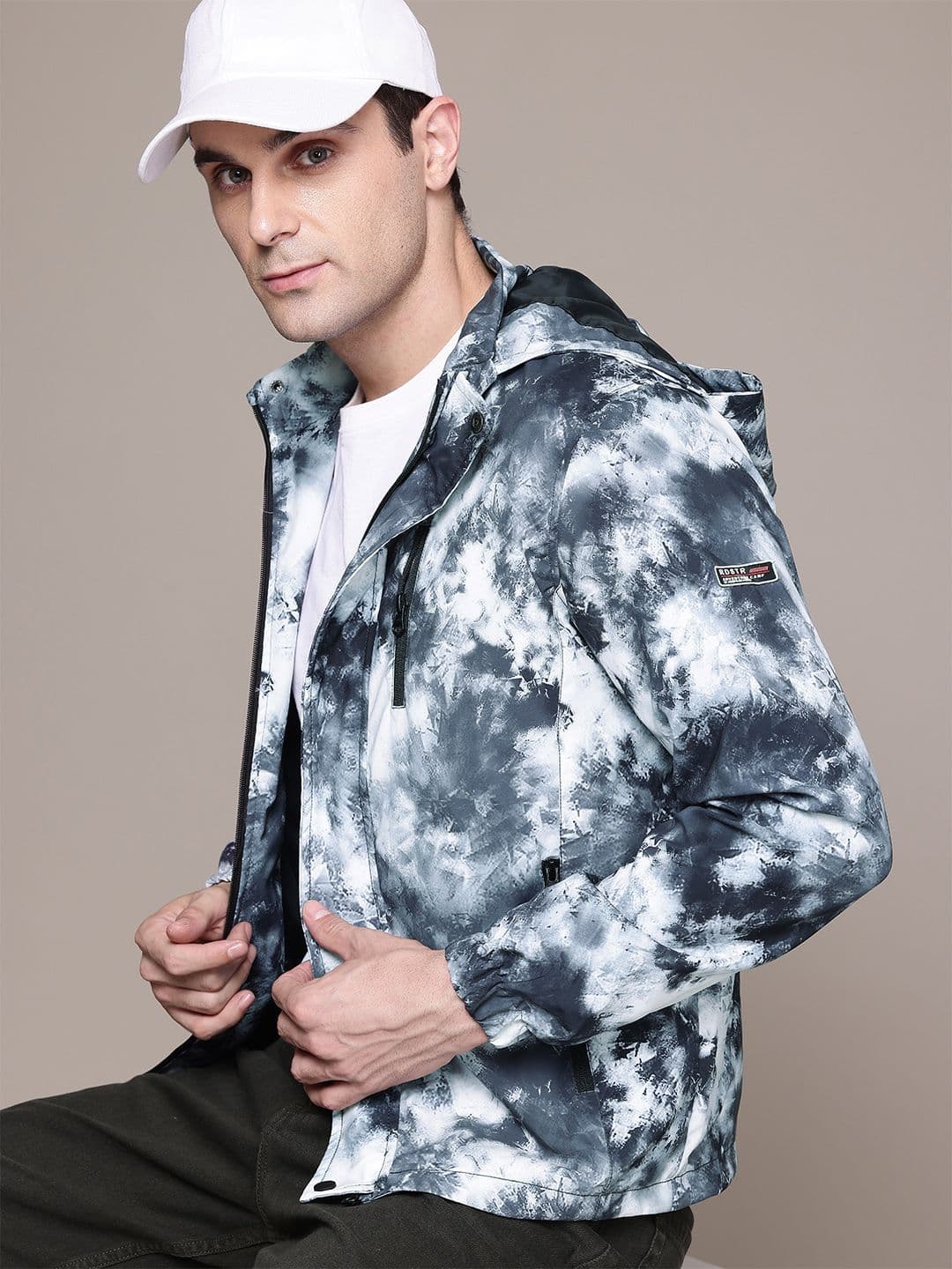 The Roadster Lifestyle Co. Abstract Print Tailored Jacket - view 1