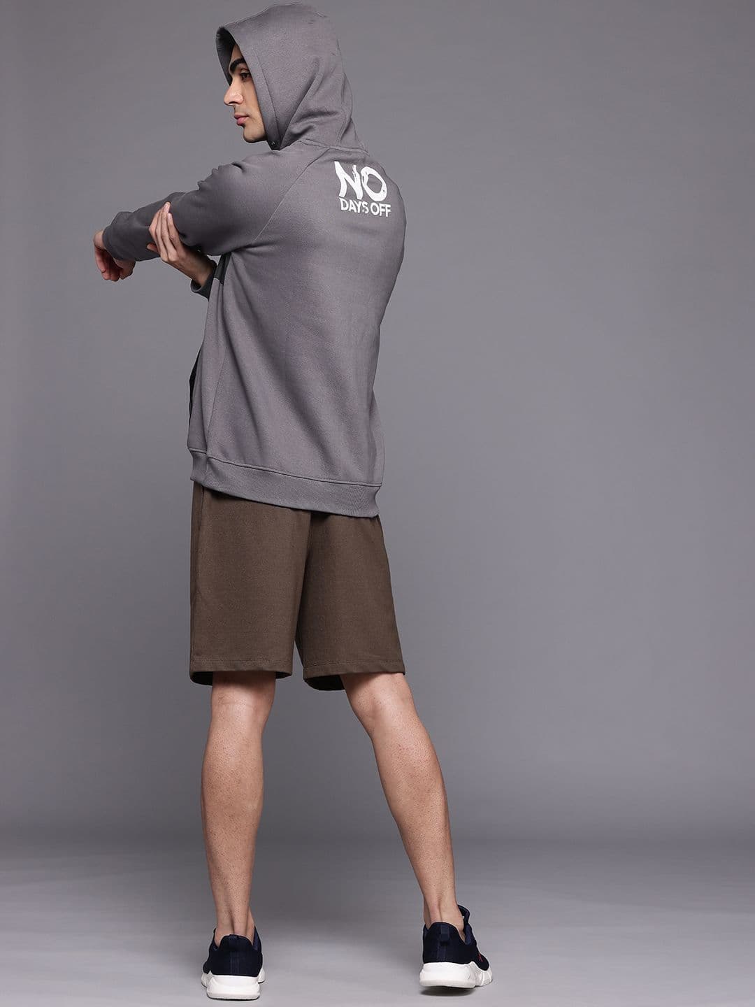 HRX by Hrithik Roshan Colourblocked Hooded Training Sweatshirt - view 1