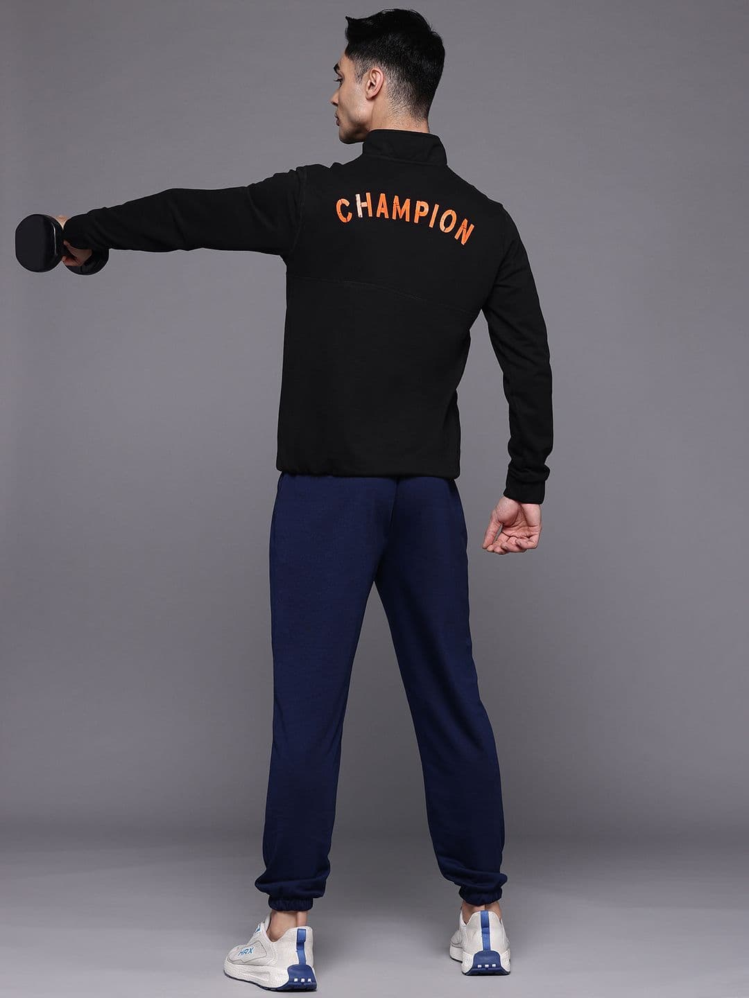HRX by Hrithik Roshan Typography Training Sweatshirt - view 1