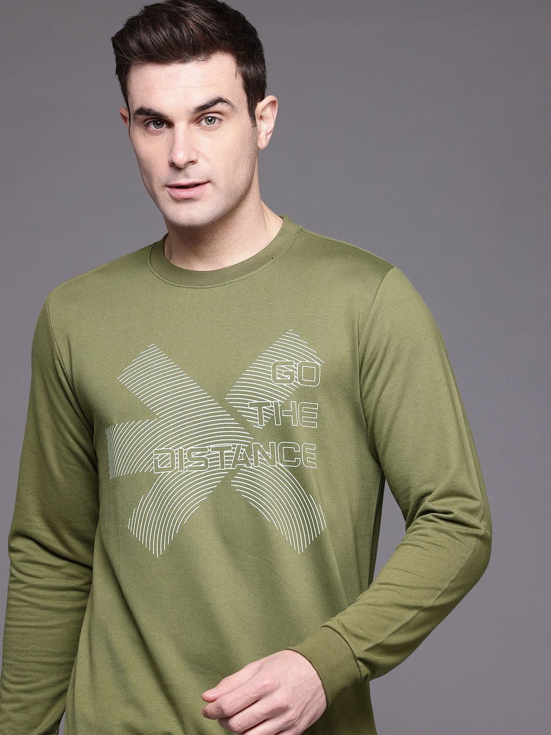 HRX by Hrithik Roshan Printed Running Sweatshirt - view 1