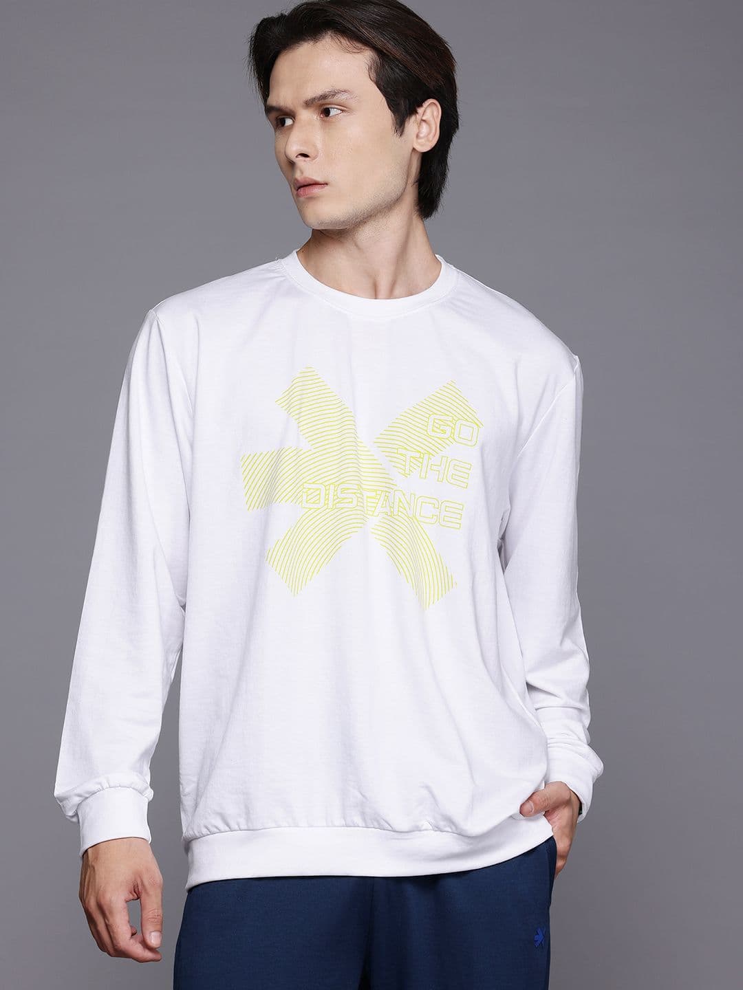 HRX by Hrithik Roshan Printed Running Sweatshirt - view 1