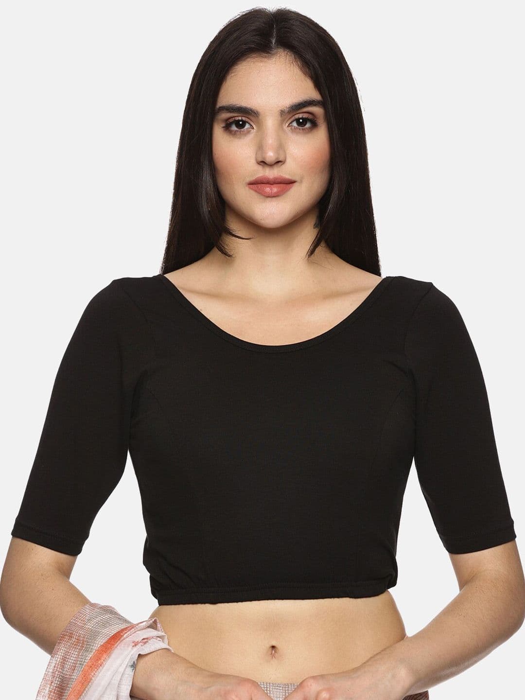 NOT YET by us Stretchable Readymade Saree Blouse - view 1