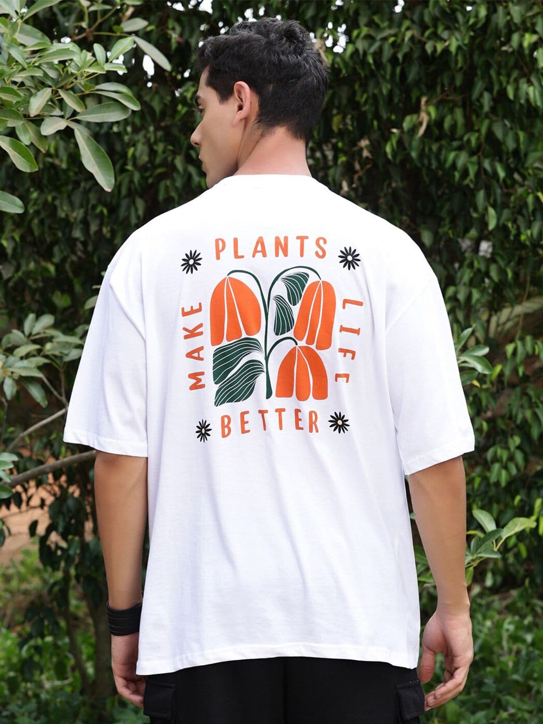 Thomas Scott Typography Printed Pure Cotton Oversized T-shirt - view 1