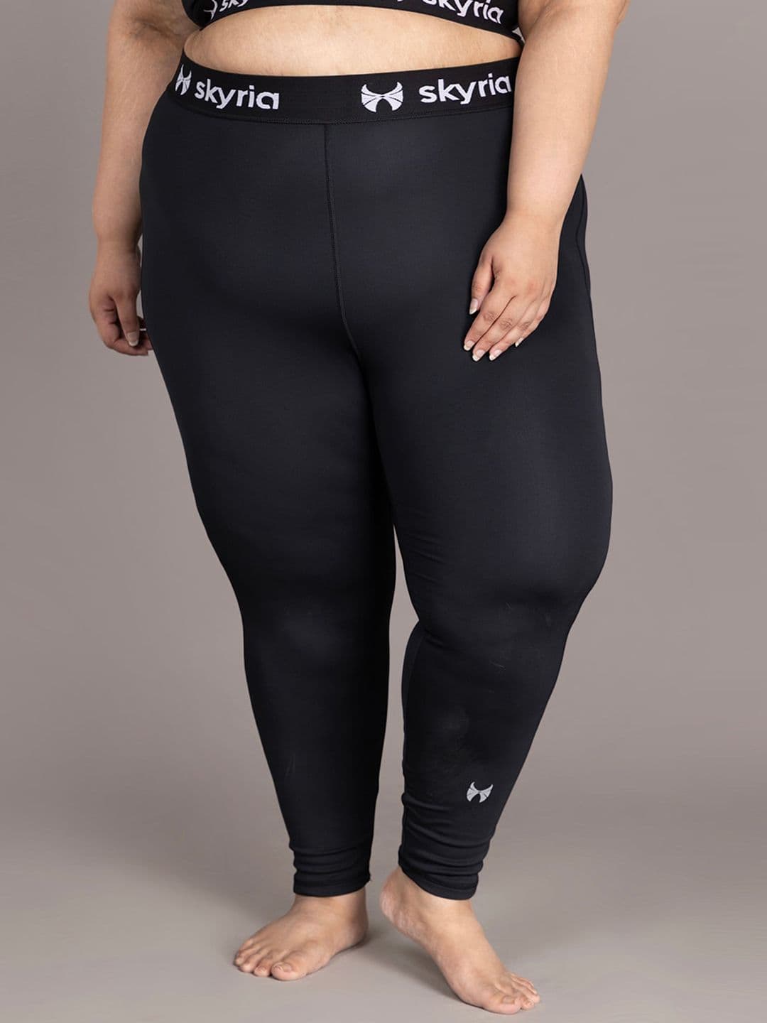 skyria Plus Size Women High-Waist Tights - view 1