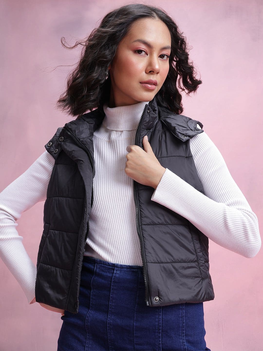DressBerry Women Padded Gilet Jacket - view 1
