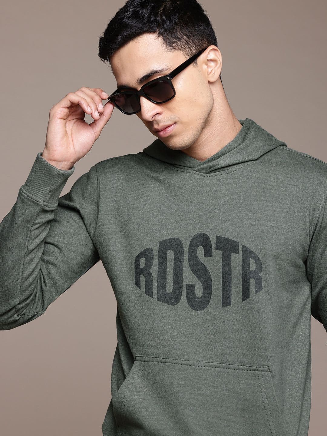 The Roadster Lifestyle Co. Printed Hooded Sweatshirt - view 1