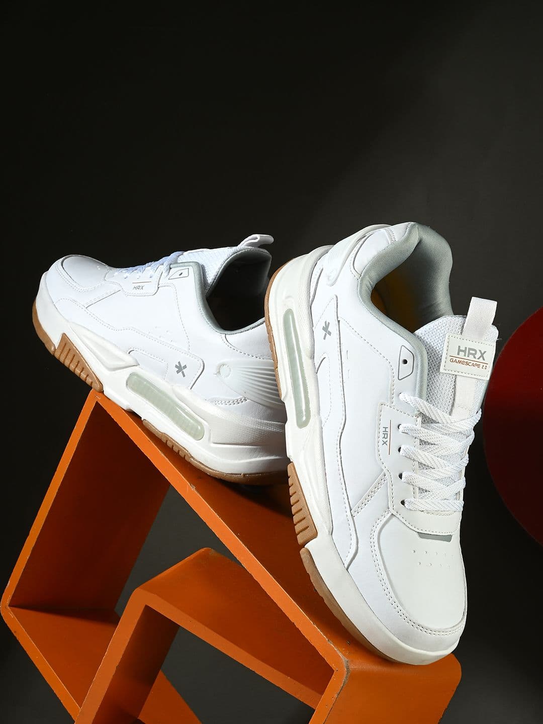 HRX by Hrithik Roshan Men White Club Culture Sneakers - view 1