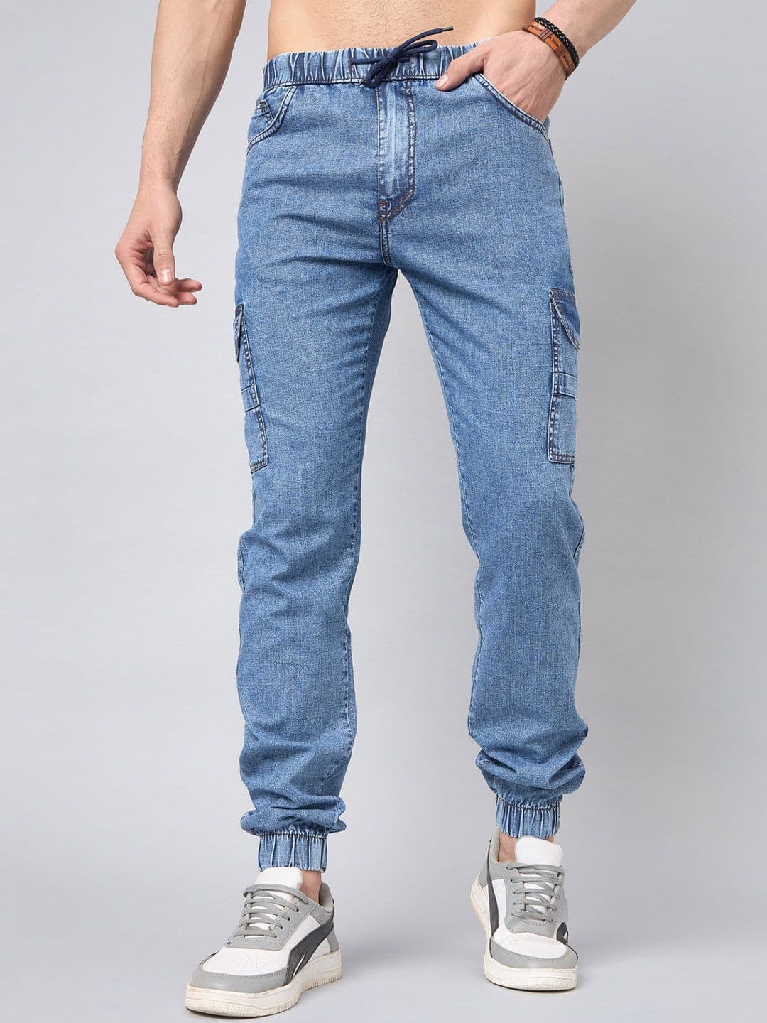 STUDIO NEXX Men No Fade Clean Look Jogger Jeans - view 1