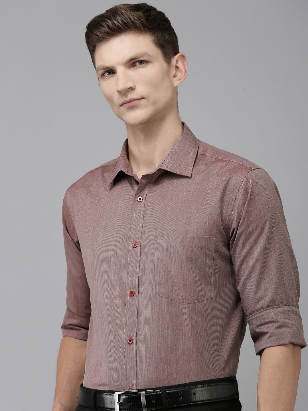 Park Avenue Slim Fit Opaque Formal Shirt - view 1