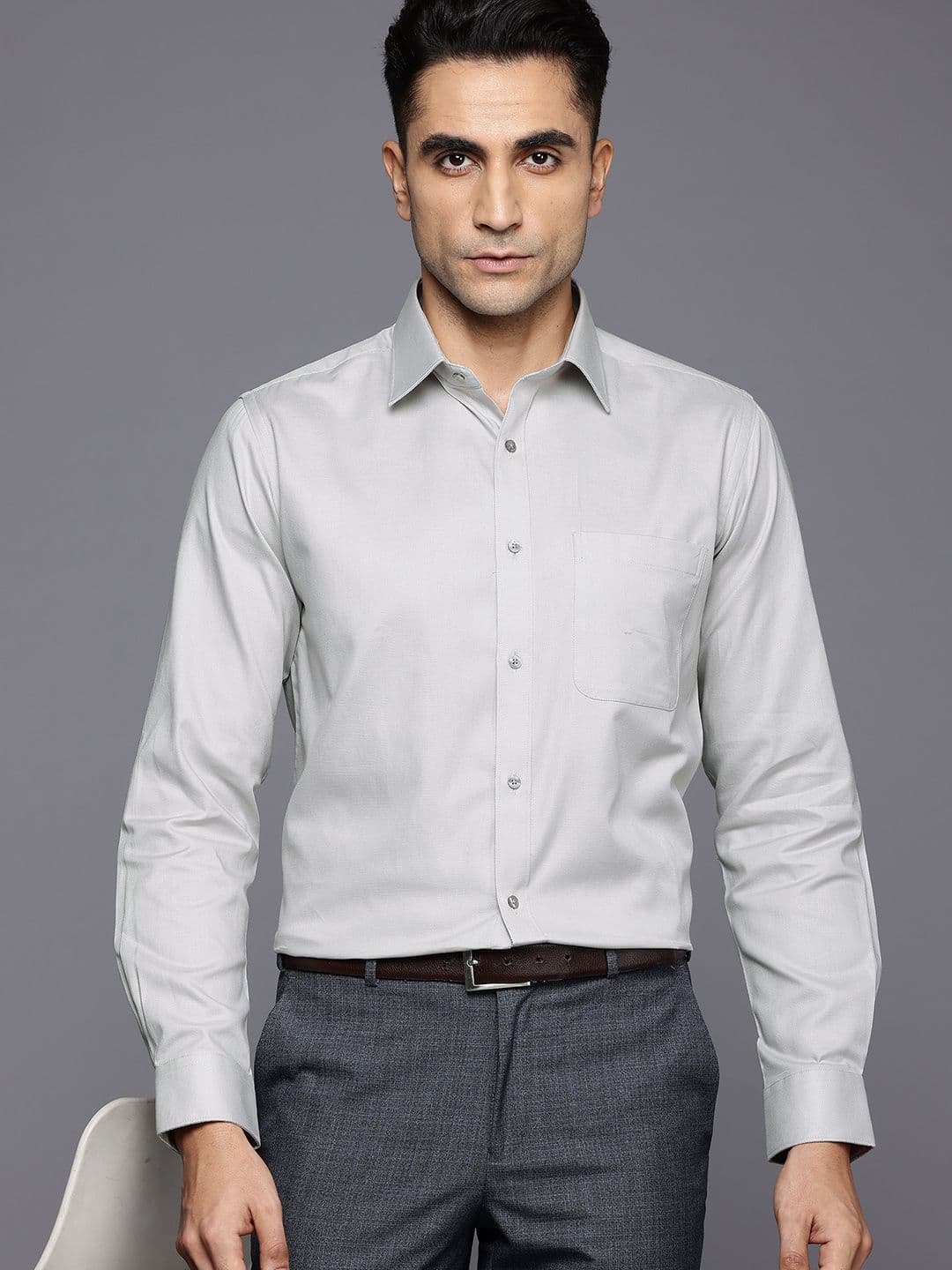 Raymond Pure Cotton Slim Fit Formal Shirt - view 1